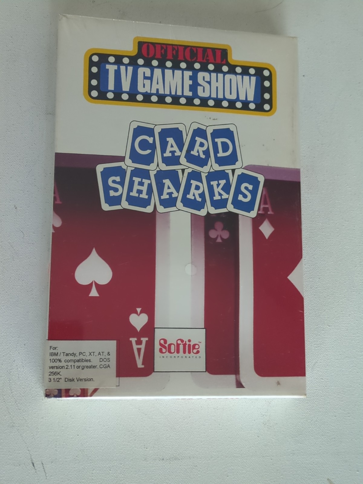 Vintage Official TV Game Show Card Sharks IBM Tandy Game 3.5 Vintage Official TV Game Show Card Sharks IBM Tandy Game 3.5
