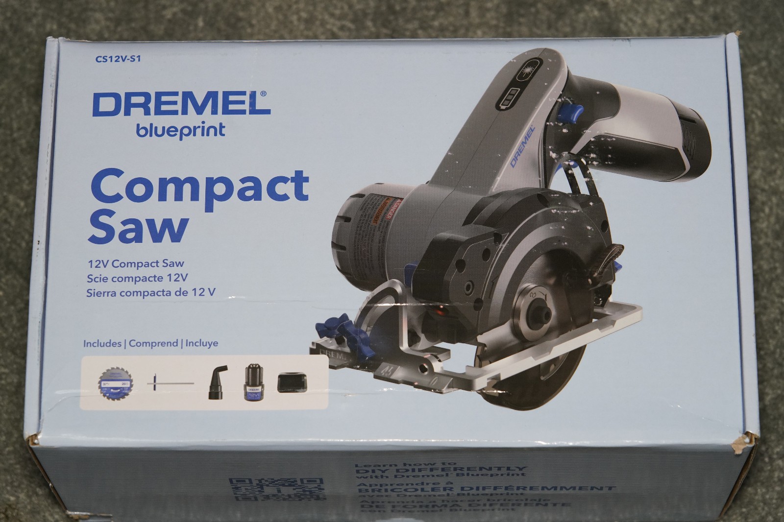 New Dremel Blueprint Compact Circular Saw Kit 12V Brushless 4-3/8\