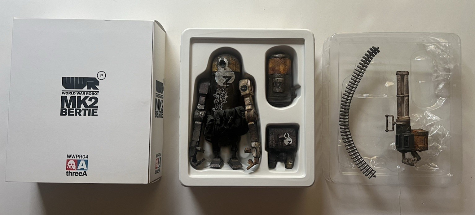 THREEA 3A WWR MK2 BERTIE DUTCH MERC 1/12 COMPLETE FIGURE ASHLEY WOOD + MINI DIY