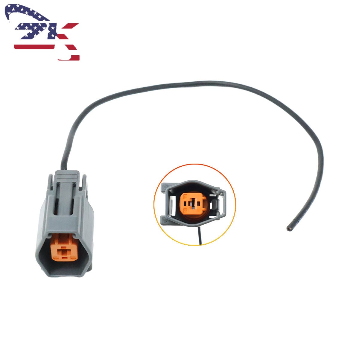 For 1990-93 Mazda Miata Front Coolant Switch Sensor Pigtail Single Connector US