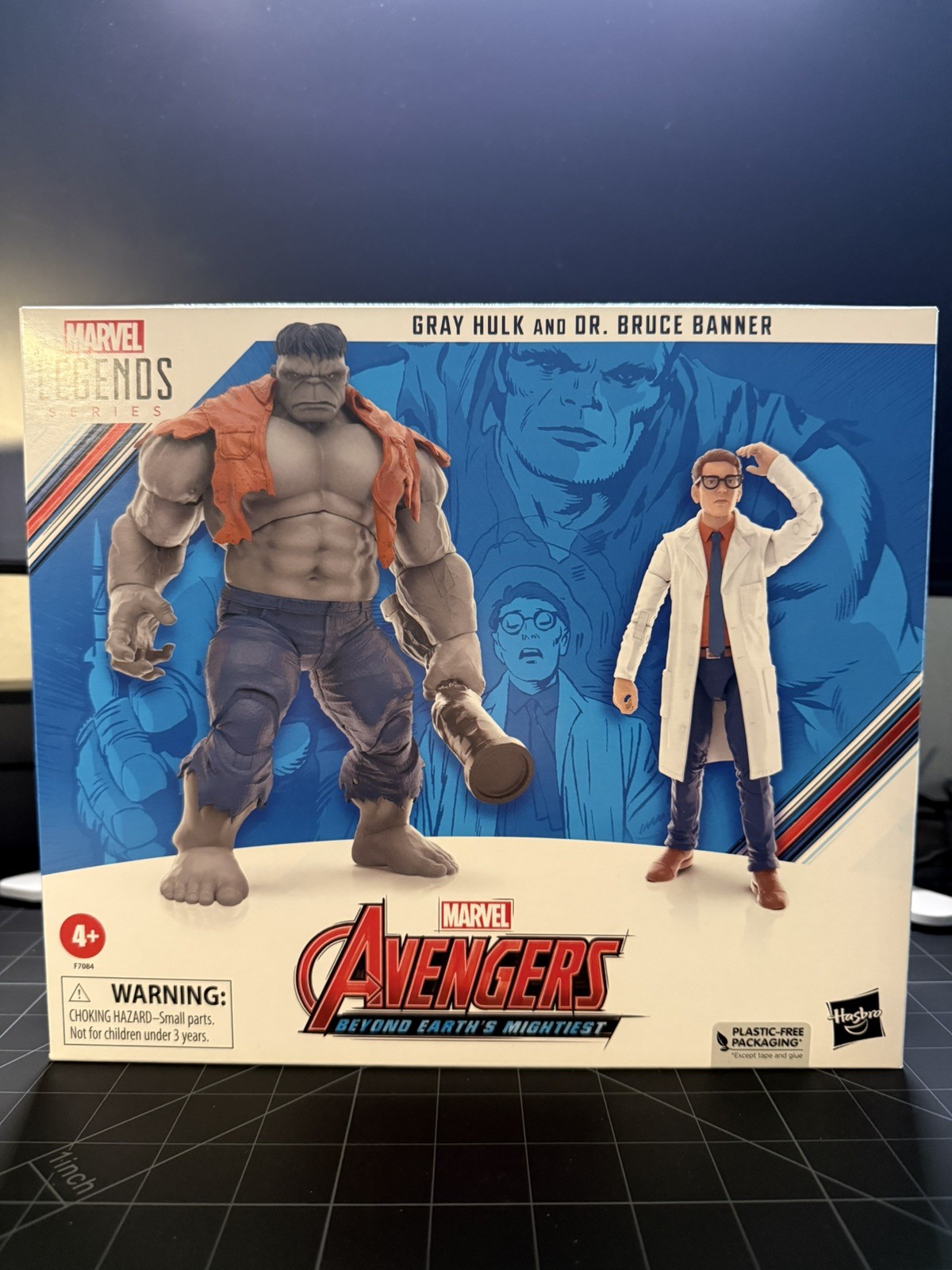 Marvel Legends Gray Hulk and Dr. Bruce Banner 2 Pack Set Avengers NEW