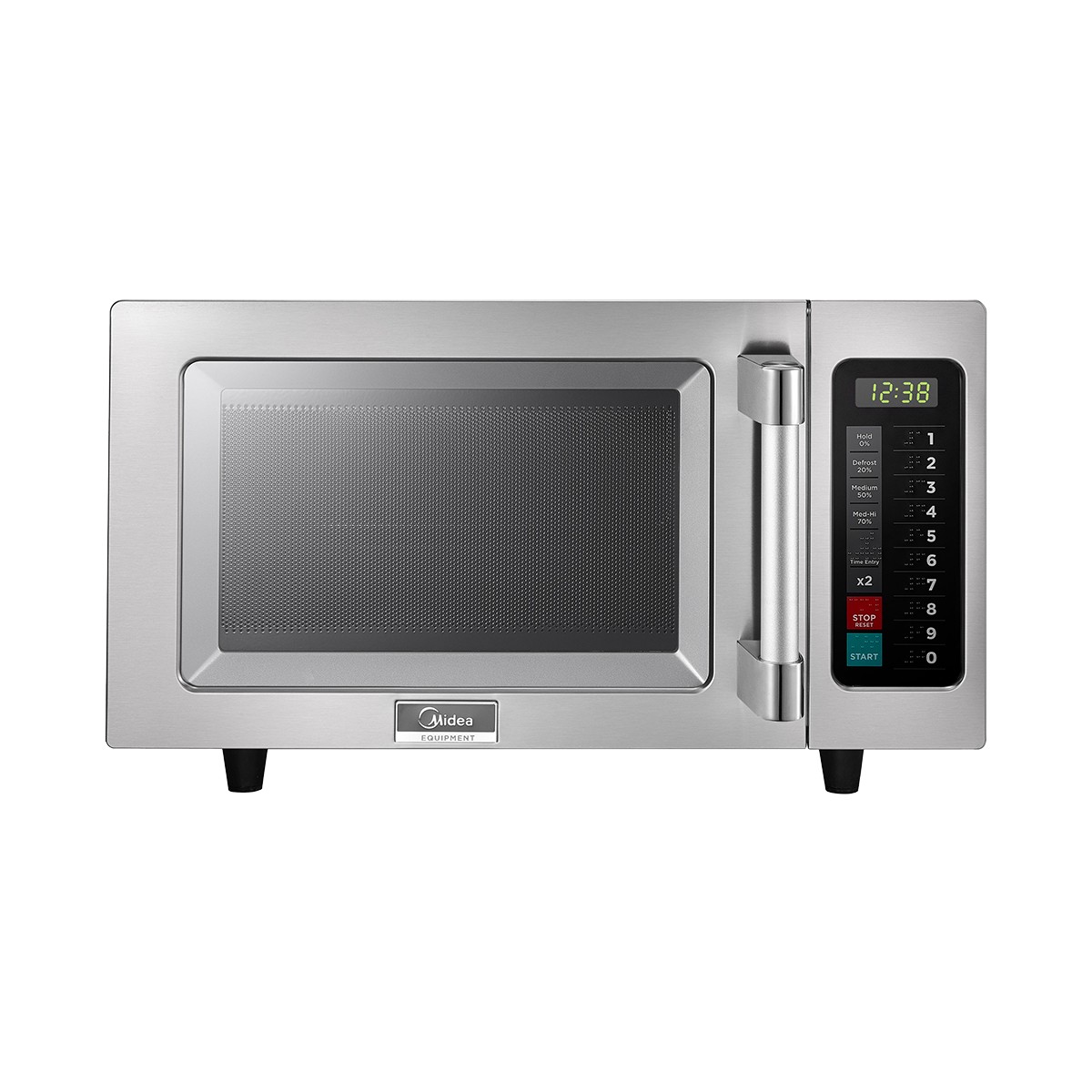 Midea 1025F1A 1000 W Light Duty Commercial Microwave Oven, 0.9 Cu Ft, Touch P...