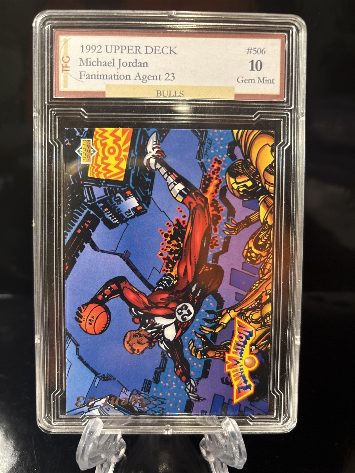 1992 Upper Deck Michael Jordan Fanimation Agent 23 #506 GEM 10