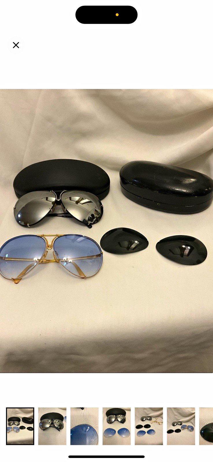 Porsche Design Pilot Sunglasses 2 pairs Porsche Design Pilot Sunglasses 2 pairs