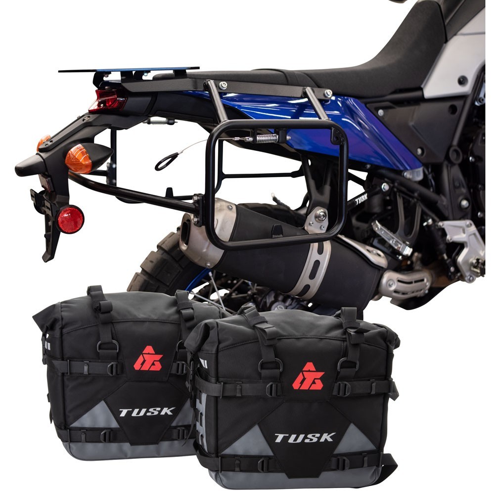 TUSK Pannier Racks, Pilot Pannier Bags and Top Rack for Yamaha Tenere 700 2025 TUSK Pannier Racks, Pilot Pannier Bags and Top Rack for Yamaha Tenere 700 2025