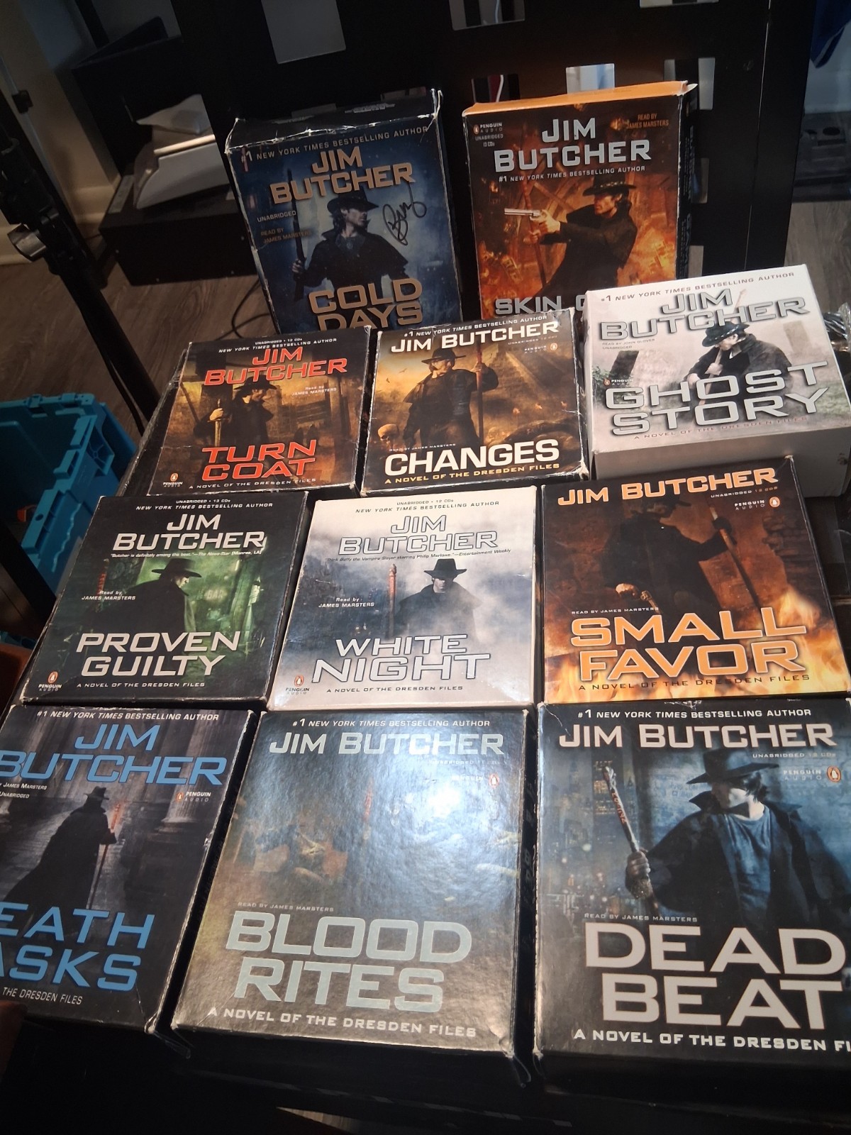Jim Butcher The Dresden Files Audio Books 5 through 15 Consecutive Lot 
