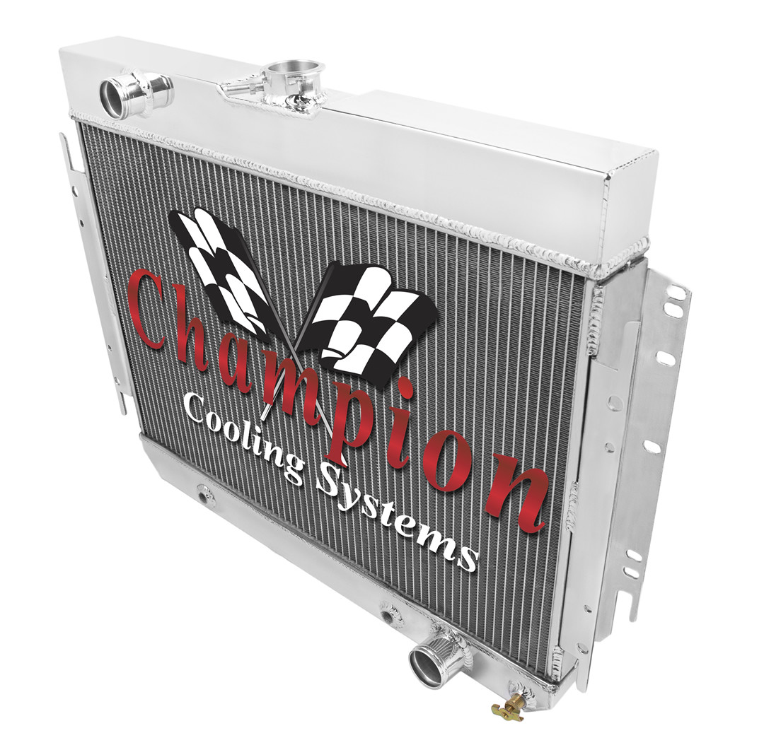 Discount Radiator, Champion 4 Row Aluminum Radiator MC289