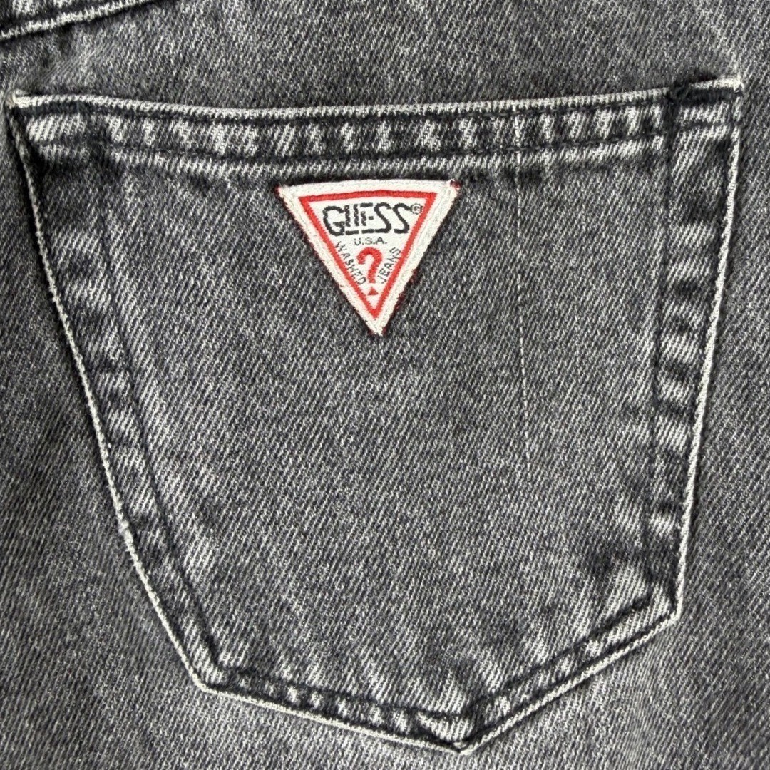 Vintage Guess High Waisted Tapered Leg Jeans Grey Acid Wash Denim 27 Vintage Guess High Waisted Tapered Leg Jeans Grey Acid Wash Denim 27