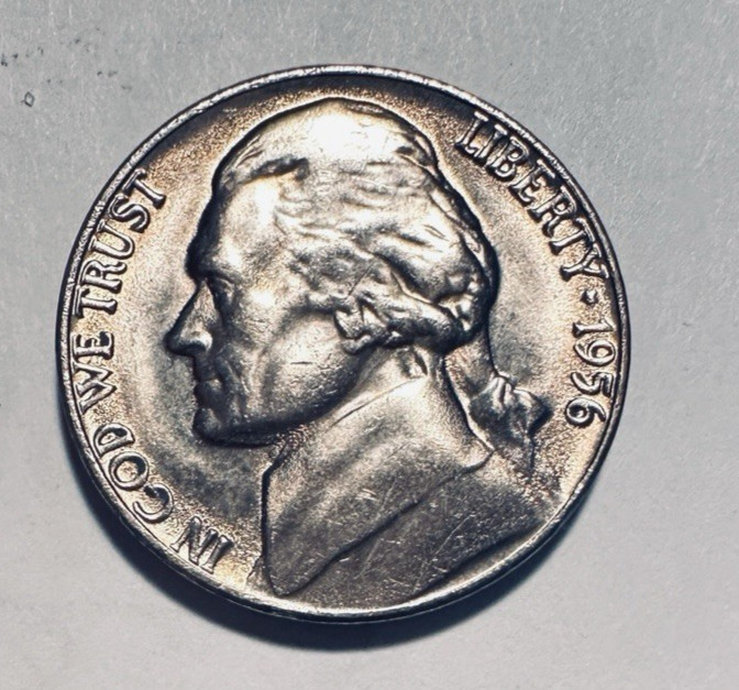 1956 P Jefferson Nickel = Nice BU = ZittyCoinsandCards 1956 P Jefferson Nickel = Nice BU = ZittyCoinsandCards