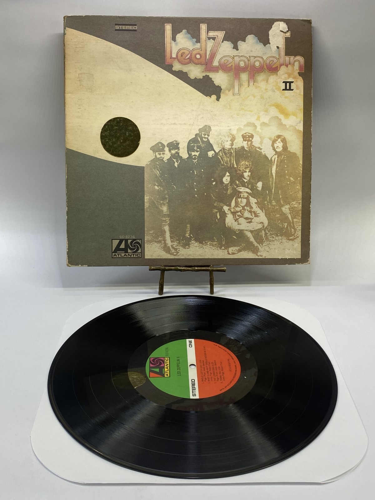 Led Zeppelin II Atlantic SD 8236 Vinyl LP Presswell 1841 Broadway VG