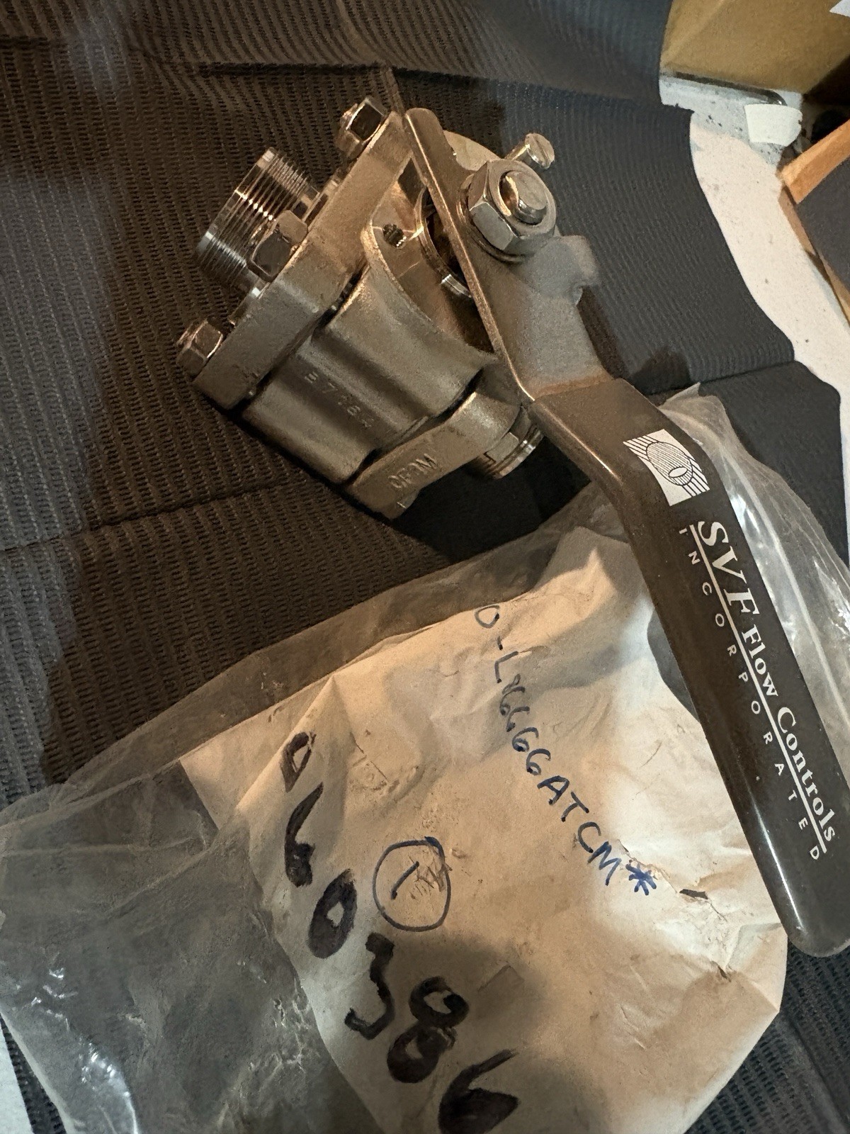 SVF Flow Controls 1” 316 Stainless Steel Ball Valve L80066SS NOS