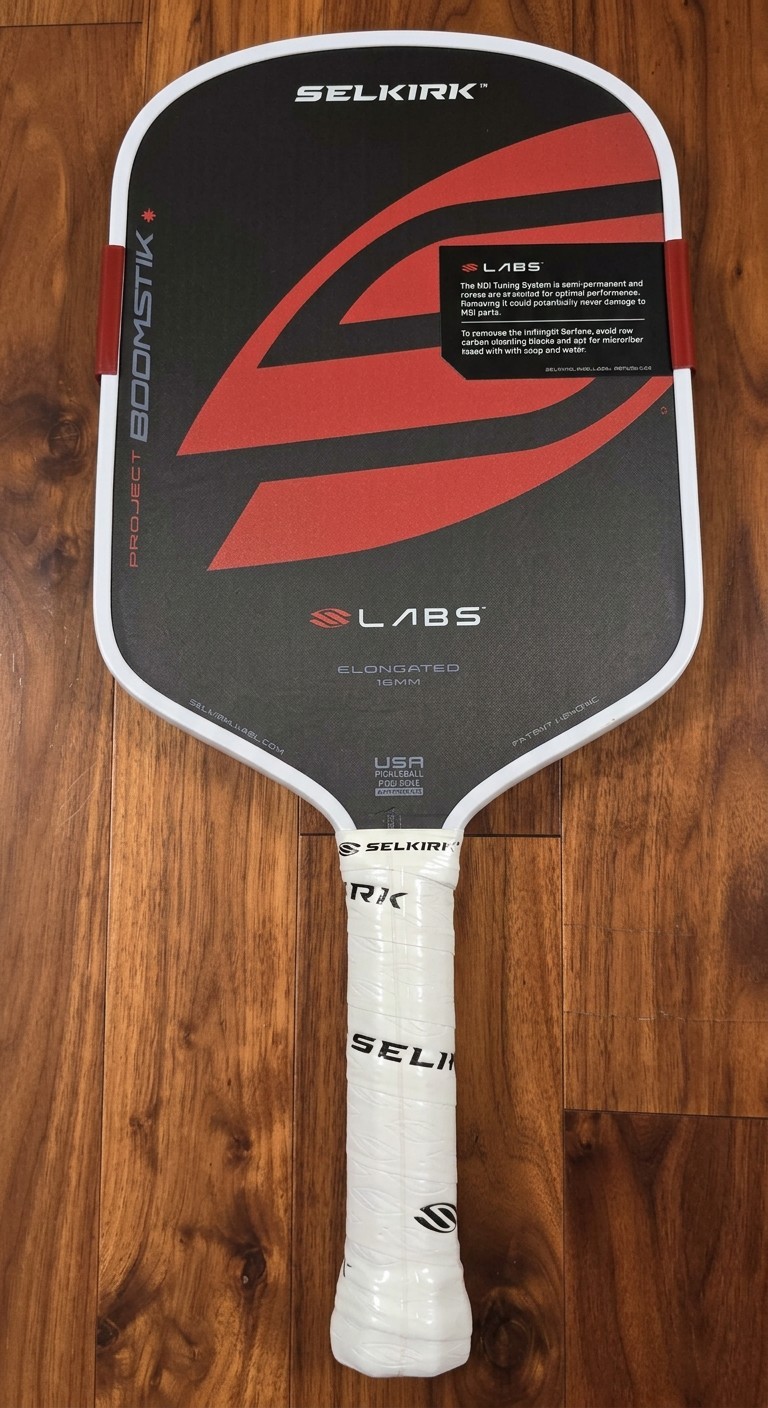 NEW Selkirk Labs Project Boomstik Elongated 16mm Pickleball Paddle- NFC Scan