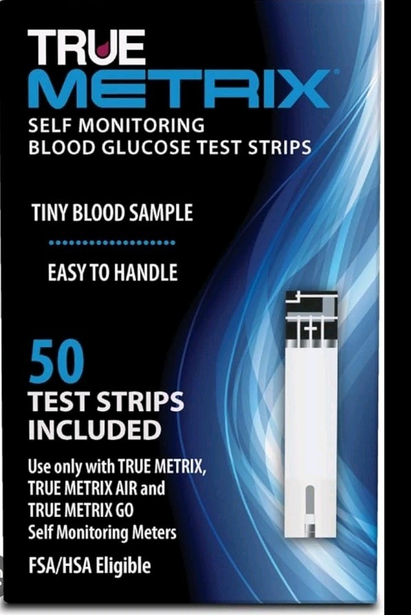 True Metrix Blood Glucose Test Strips 100Ct, Exp 1/28 + True Metrix Blood Glucose Test Strips 100Ct, Exp 1/28 +
