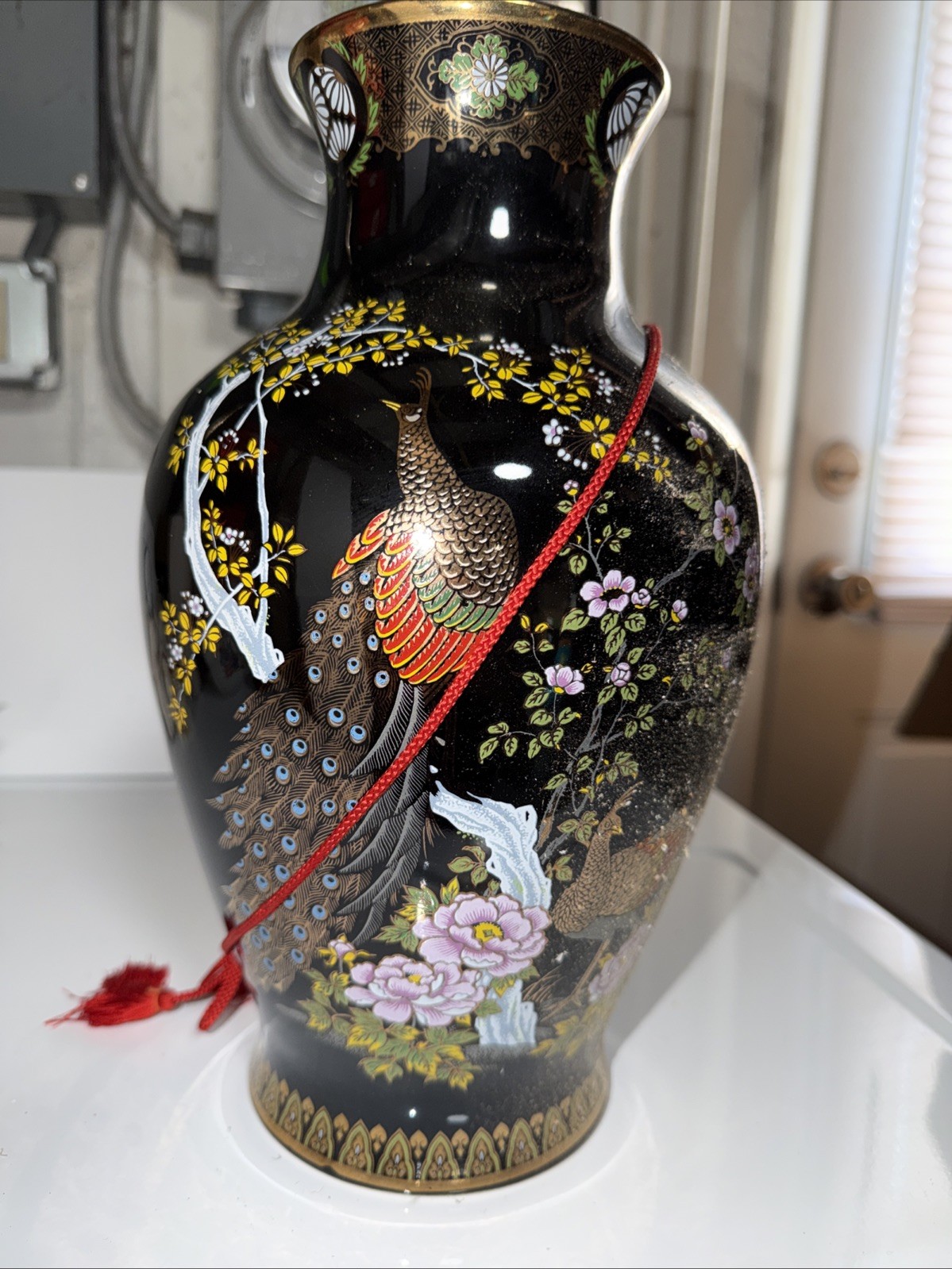 Vintage 12.5” Yamaji Japanese Porcelain Vase Beautiful Collectable Vintage 12.5” Yamaji Japanese Porcelain Vase Beautiful Collectable