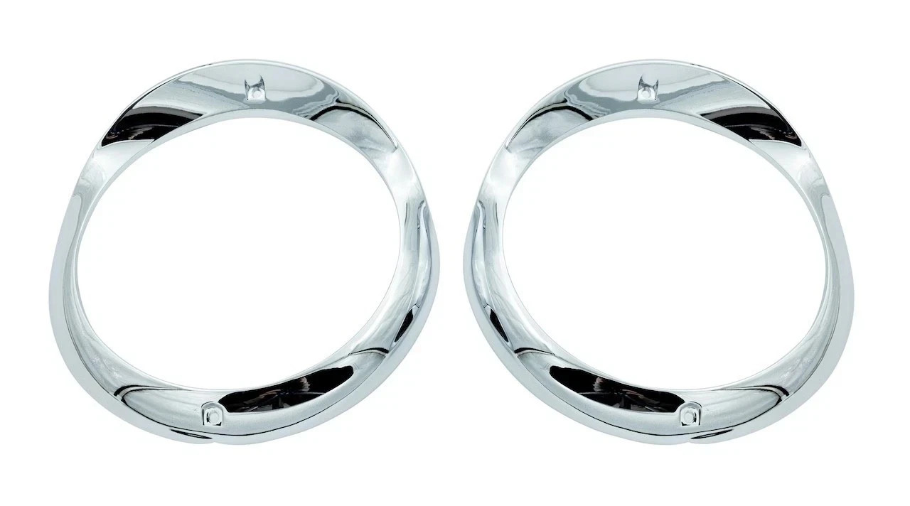 55 Chevy Headlight Bezels Pair 1955 Chevrolet New