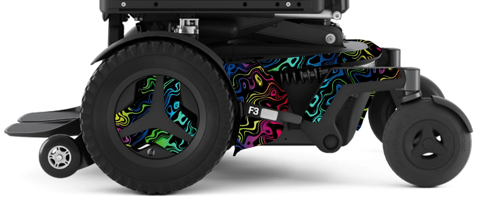 ‘NEW’ Permobil F3 “LIQUID FUSION” color ACCENT KIT.    Brand new complete set.