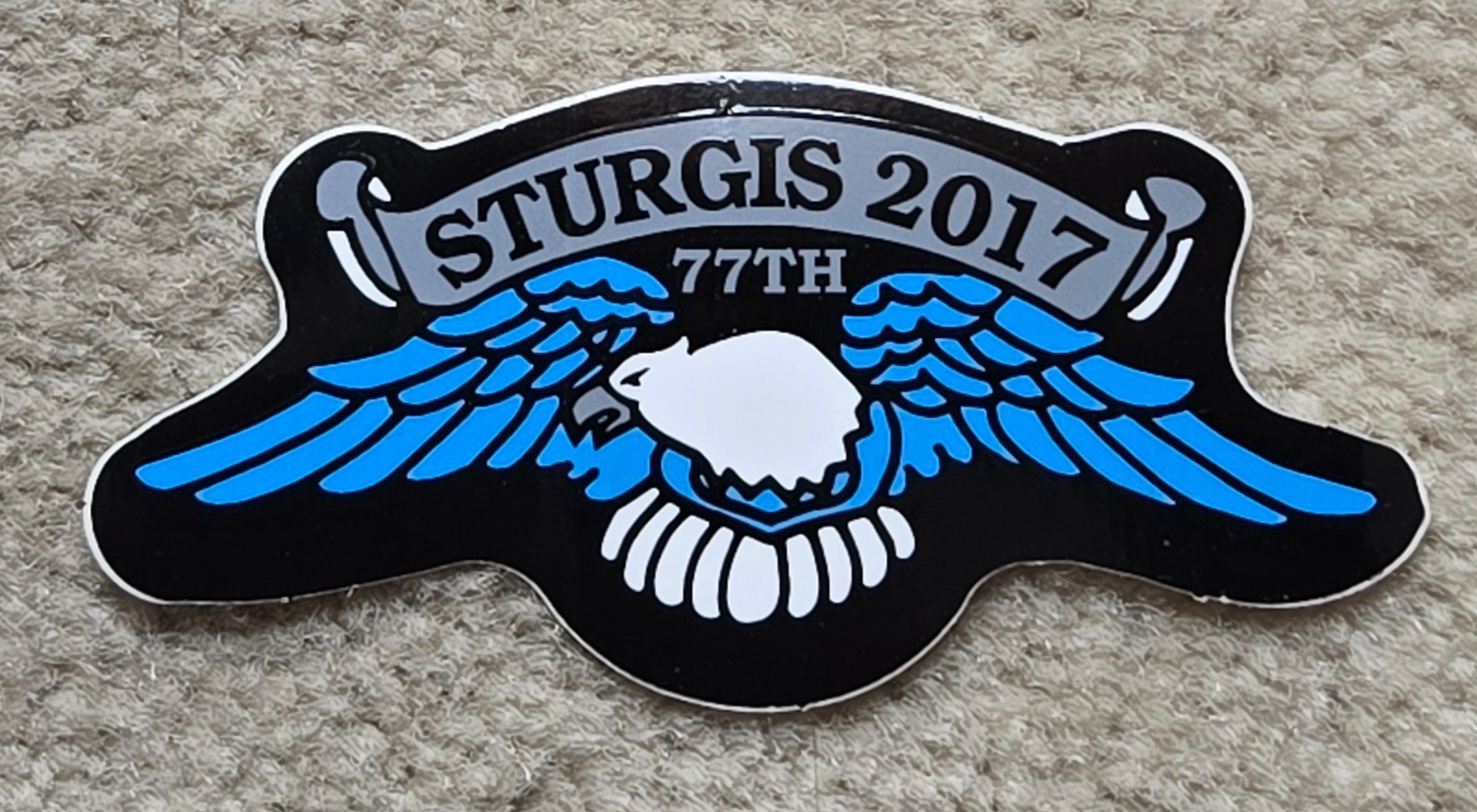 Sturgis South Dakota Motorcycle Rally 2017 Eagle Wings Official Sticker Decal Sturgis South Dakota Motorcycle Rally 2017 Eagle Wings Official Sticker Decal