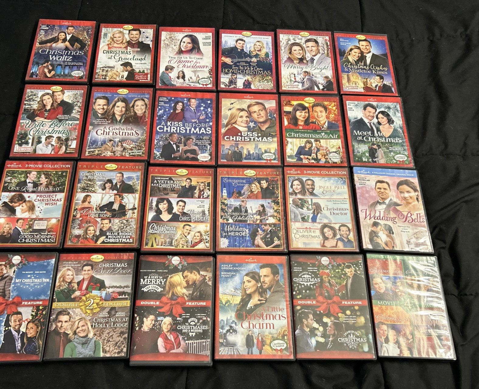 #1 Hallmark Channel Christmas DVD Lot 24 Movies, Several Countdown to Christmas #1 Hallmark Channel Christmas DVD Lot 24 Movies, Several Countdown to Christmas