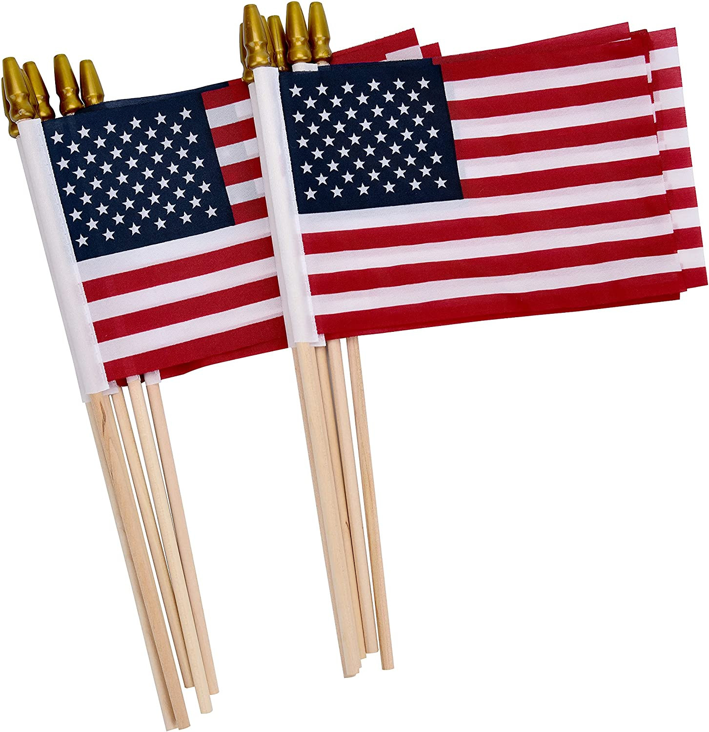 12 Pack Small American Flags on Stick Small US Flags/Mini American Flags for Out 12 Pack Small American Flags on Stick Small US Flags/Mini American Flags for Out
