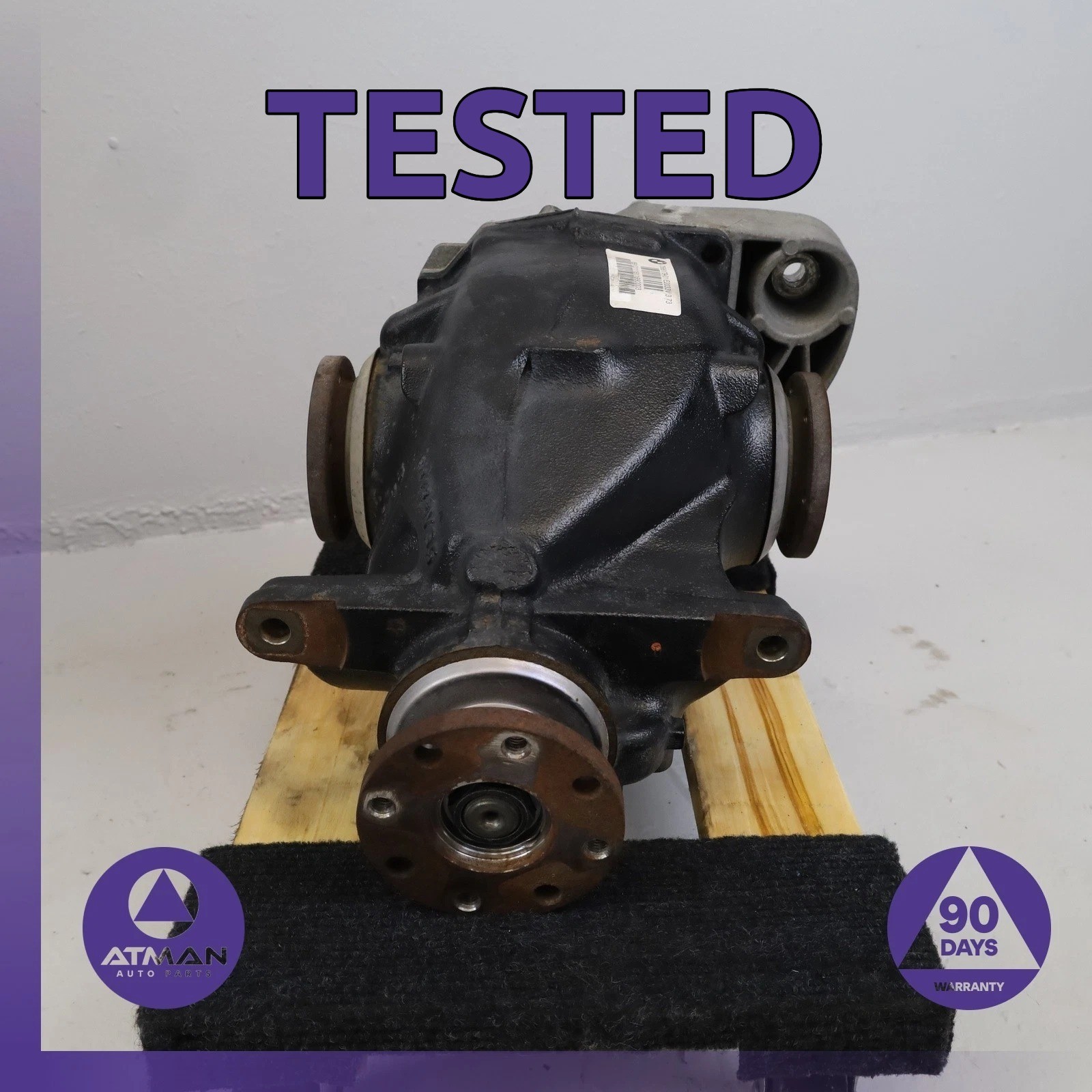 07-13 BMW E90 328i 128i RWD A/T Rear Differential Diff Axle Carrier 3.73 OEM