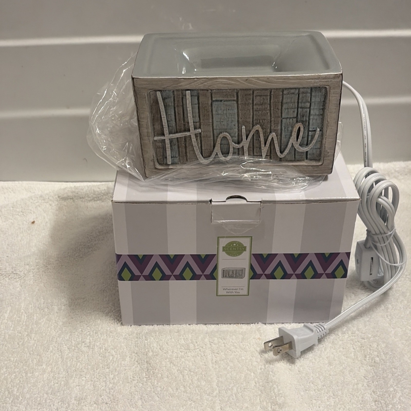 SCENTSY WHEREVER I\'M WITH YOU HOME WARMER NEW Open Box Tested Works SCENTSY WHEREVER I\'M WITH YOU HOME WARMER NEW Open Box Tested Works