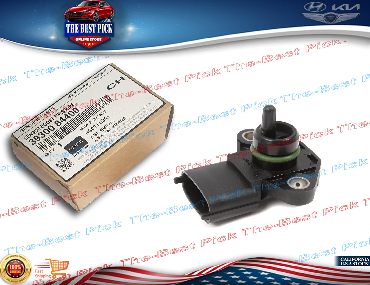 ⭐GENUINE⭐Boost Sensor Pressure MAP Sensor HYUNDAI KIA c compatibility 3930084400 ⭐GENUINE⭐Boost Sensor Pressure MAP Sensor HYUNDAI KIA c compatibility 3930084400