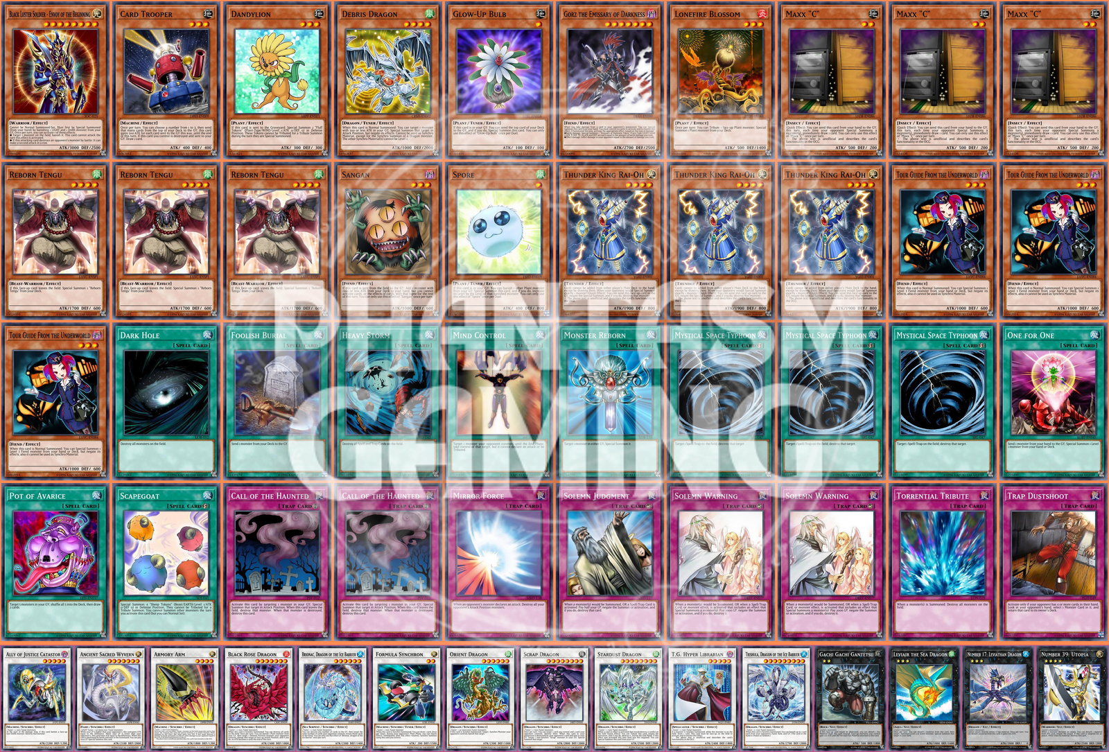 Tengu Plants Deck One for one Pot of Averice Formula Syncron T.G. Hyper Yugioh