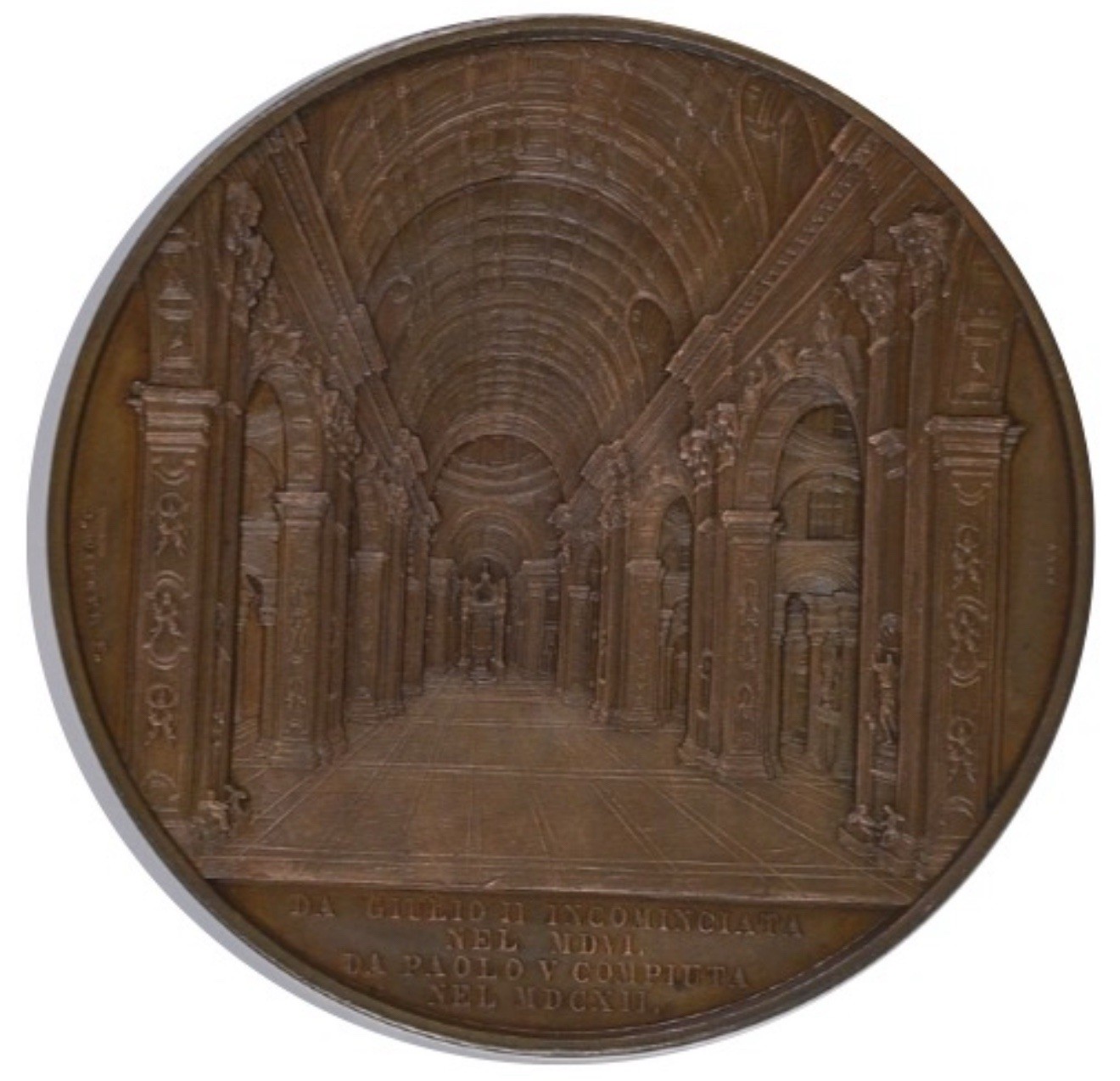 1857-St. Peter’s Basilica-J. WIENER Cathedral MEDAL--NGC MS 62 BN-Hoydonk 152 1857-St. Peter’s Basilica-J. WIENER Cathedral MEDAL--NGC MS 62 BN-Hoydonk 152