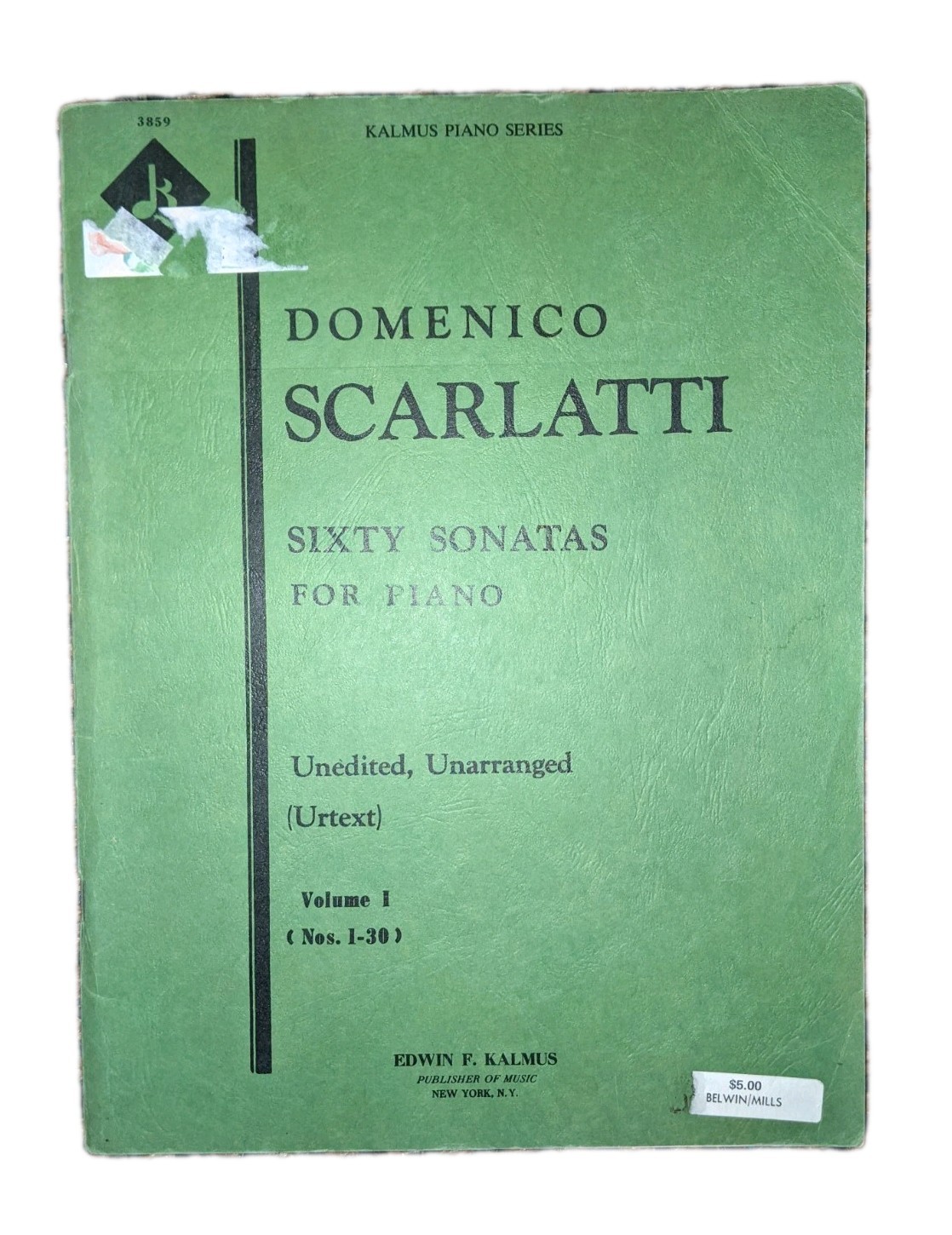 Vintage Domenico Scarlatti 60 Sonatas 1-30 Piano Unedited Vol I Kalmus Urtext Vintage Domenico Scarlatti 60 Sonatas 1-30 Piano Unedited Vol I Kalmus Urtext