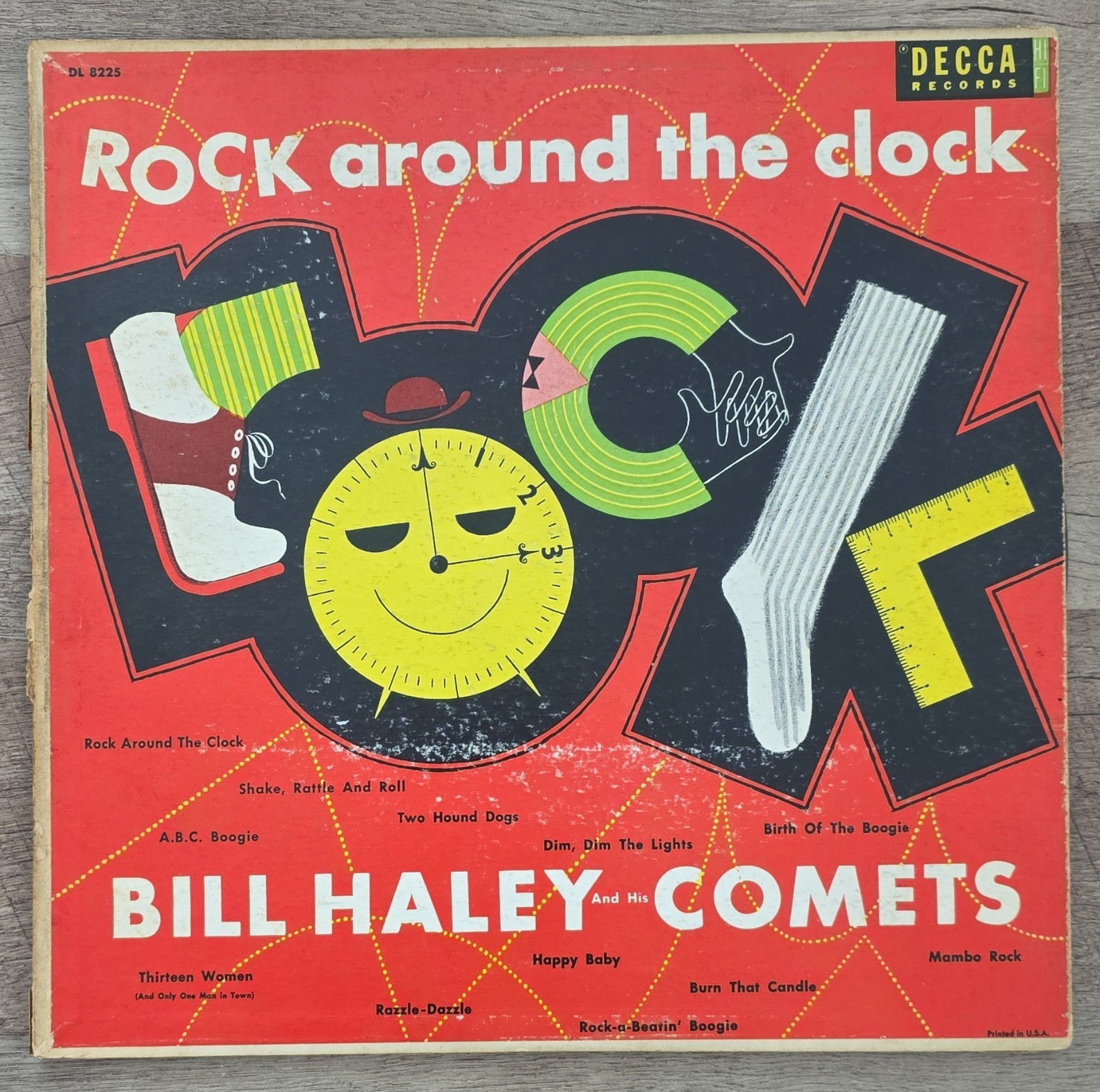 Bill Haley and His Comets - Rock Around the Clock Vinyl LP Decca DL 8225 Bill Haley and His Comets - Rock Around the Clock Vinyl LP Decca DL 8225