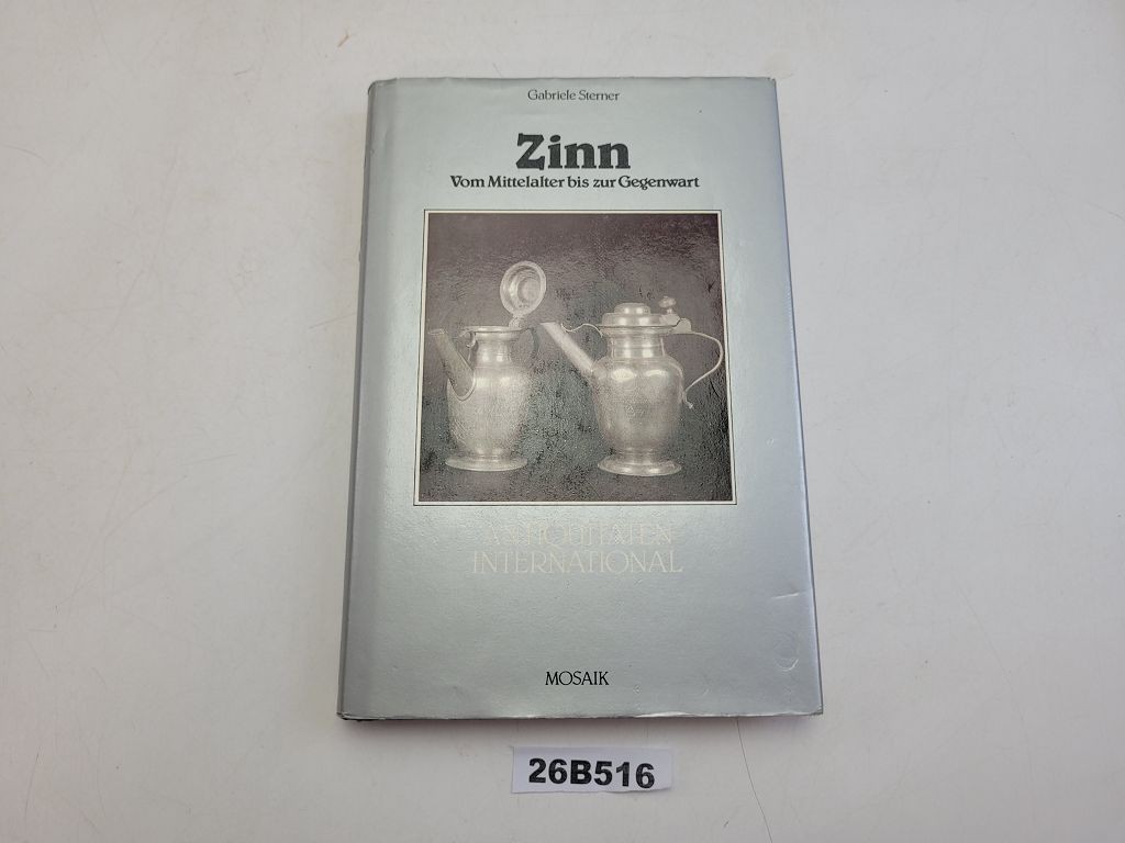 Book Pewter From The Middle Ages To The Present Gabriele Sterner 1982 Mosaic #26B516