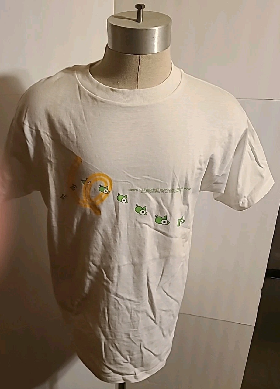 VTG NOS 1992 STUDIO GHIBLI L SHIRT NIPPON TV NETWORK ANIME MANGA JAPAN RARE LOGO VTG NOS 1992 STUDIO GHIBLI L SHIRT NIPPON TV NETWORK ANIME MANGA JAPAN RARE LOGO