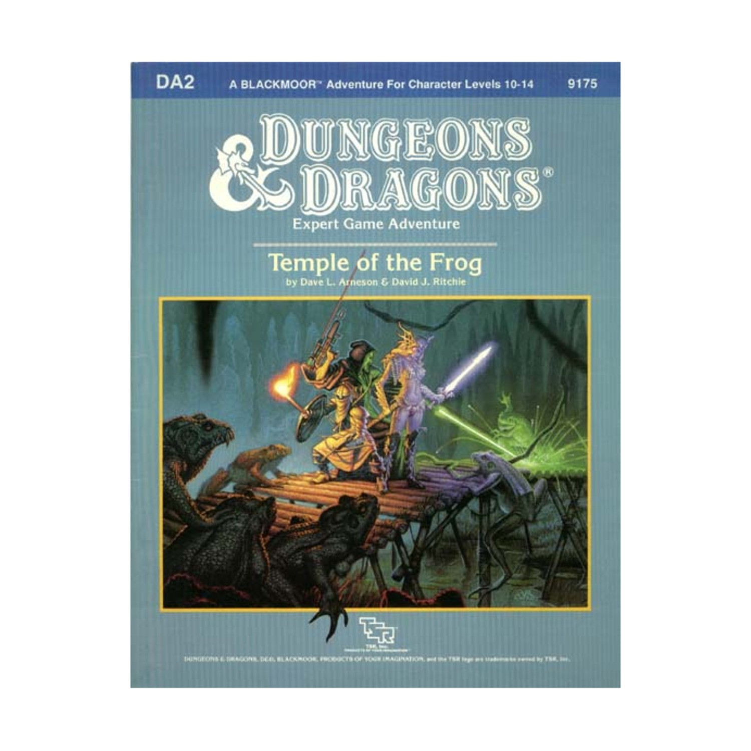TSR Basic D&D Temple of the Frog VG TSR Basic D&D Temple of the Frog VG