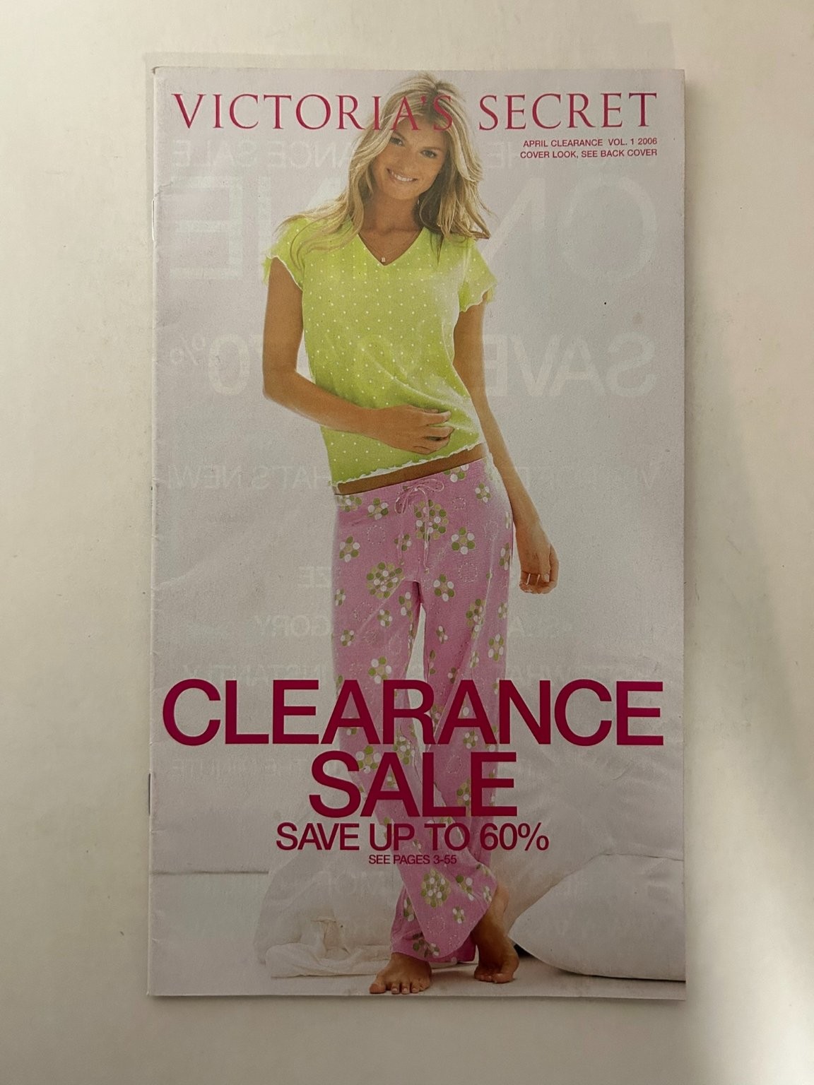 Victoria\'s Secret CLEARANCE SALE April Vol. 1 2006 Fashion Catalog Collectible Victoria\'s Secret CLEARANCE SALE April Vol. 1 2006 Fashion Catalog Collectible