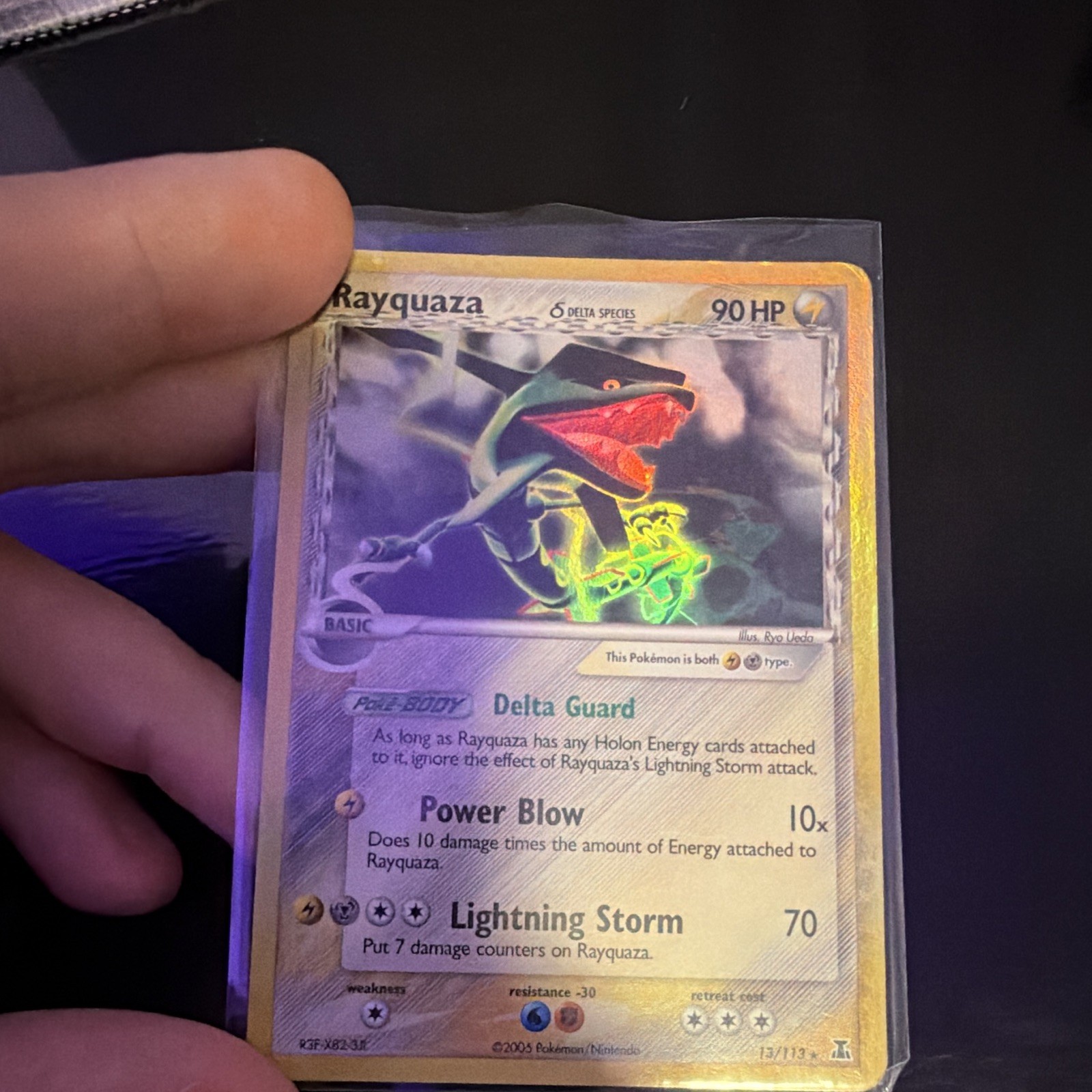 Rayquaza (Delta Species) 13/113 EX Delta Species Holo Rayquaza (Delta Species) 13/113 EX Delta Species Holo