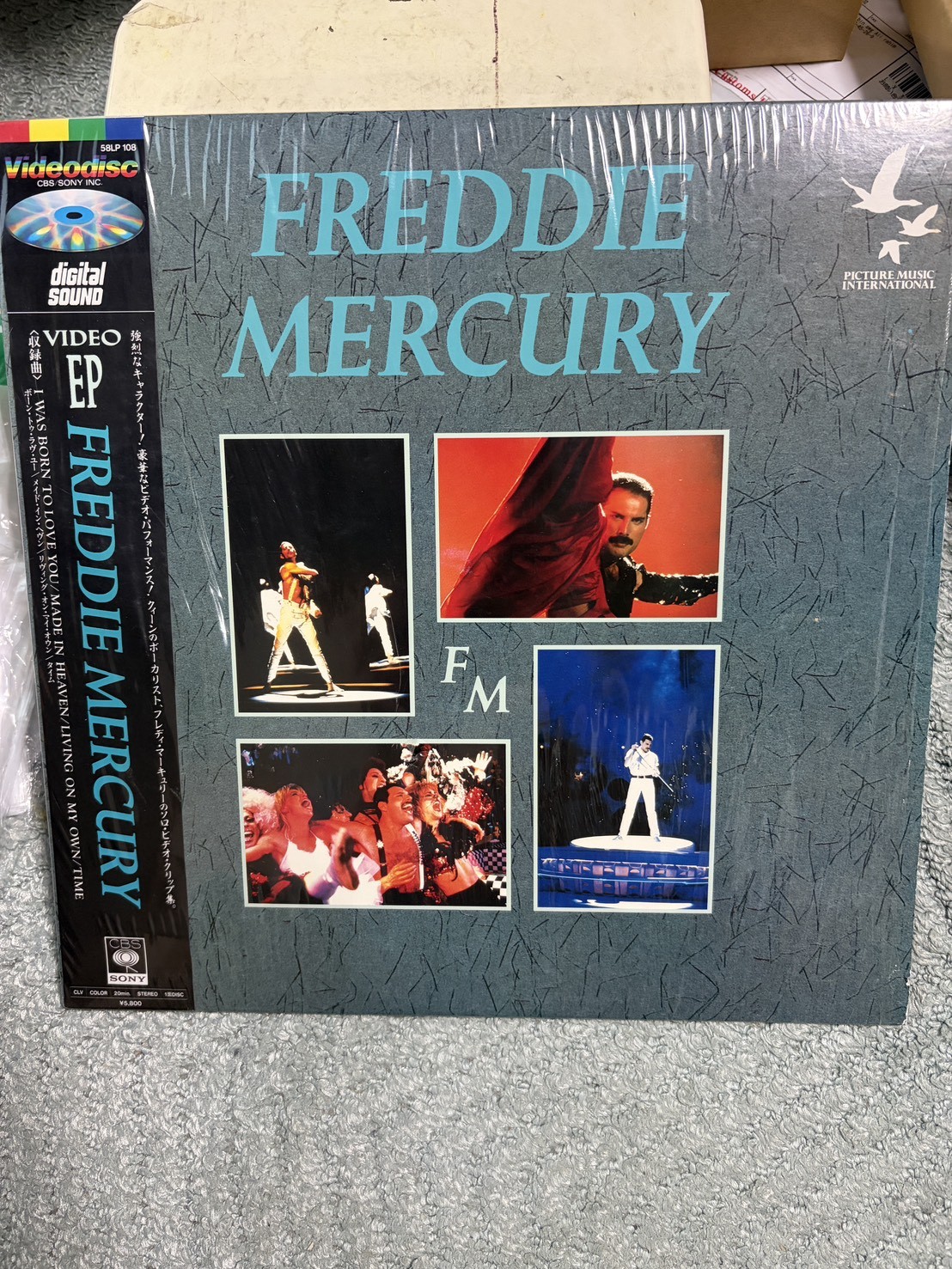 Freddie Mercury The Video EP LaserDisc Japanese Import Freddie Mercury The Video EP LaserDisc Japanese Import