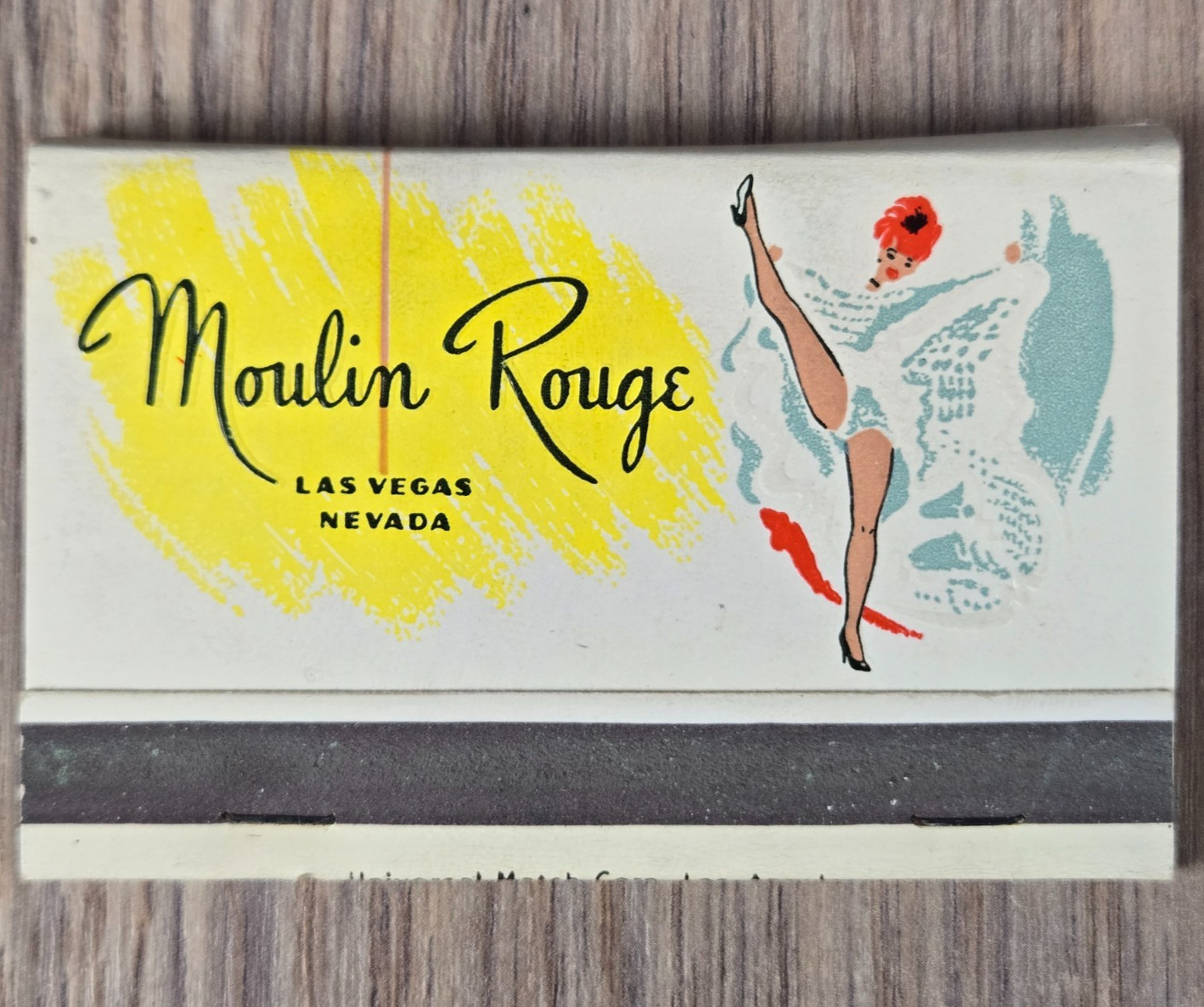 Vintage Moulin Rouge Las Vegas Nevada Casino unused Matchbook - Nice Vintage Moulin Rouge Las Vegas Nevada Casino unused Matchbook - Nice