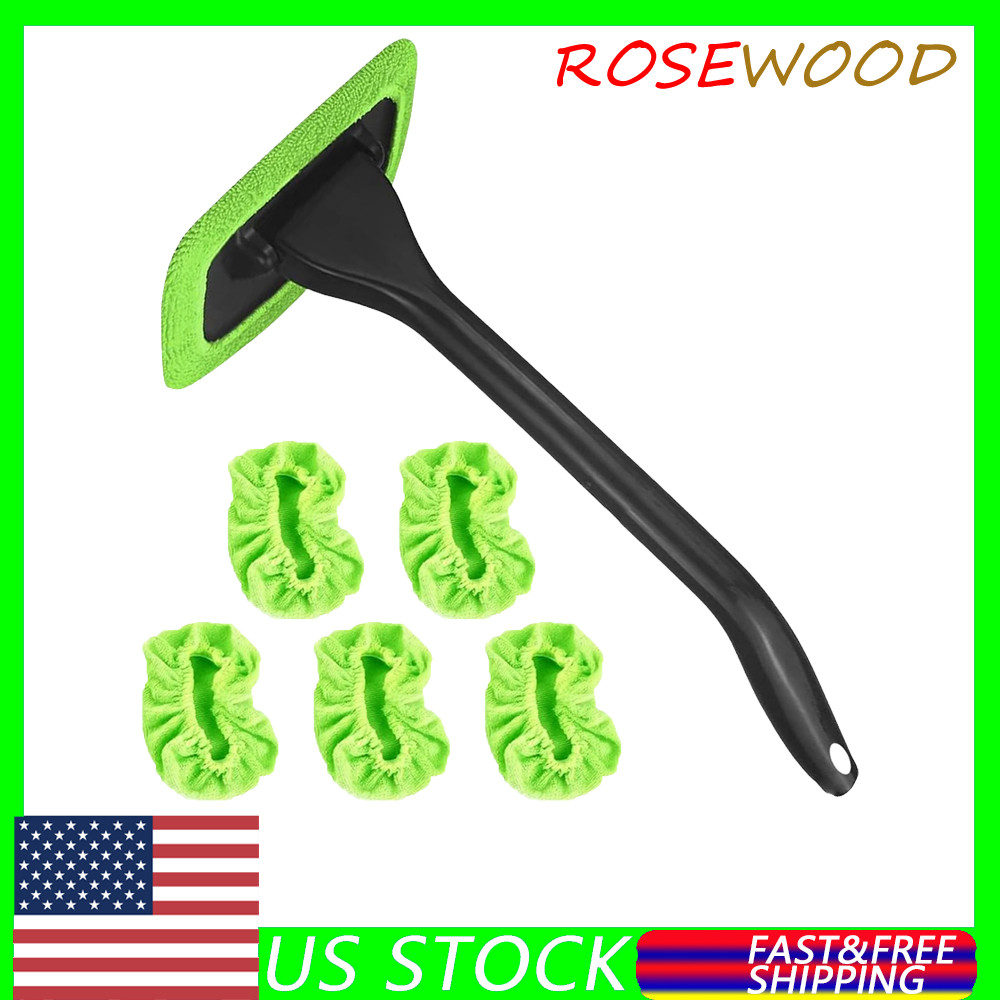 5X New Microfiber Car Wiper Cleaner Glass Brush Window Windshield Cleaning Tool