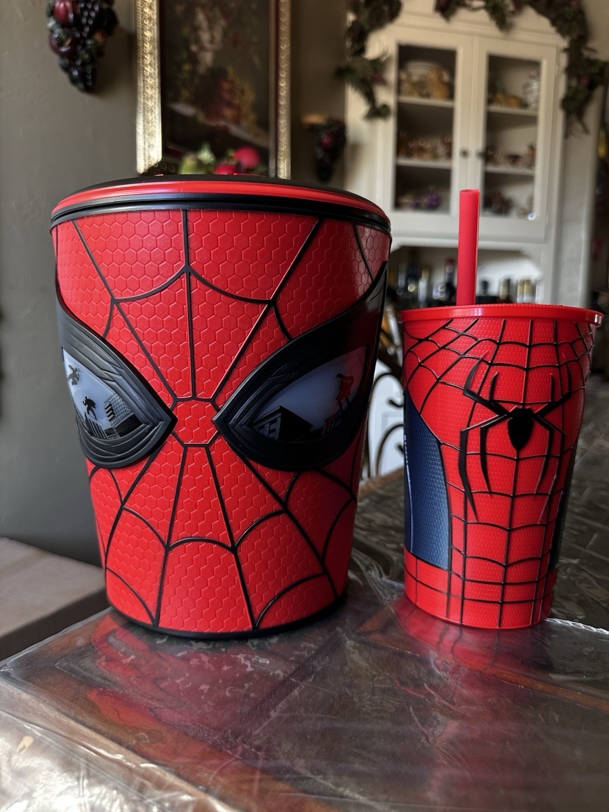 Spider-Man Brand New Day Popcorn Bucket Regal With Cup Spider-Man Brand New Day Popcorn Bucket Regal With Cup