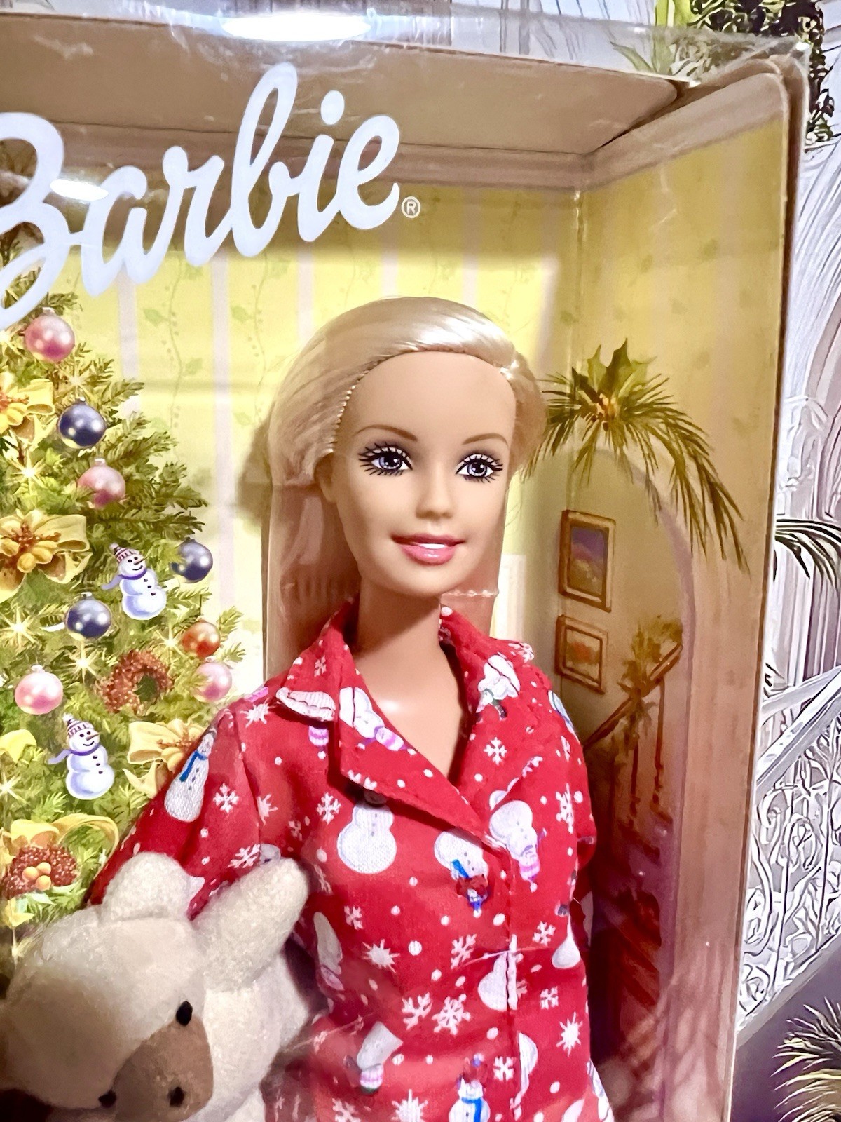 NRFB 2003 Christmas Morning Barbie W/Teddy Bear New International Buyers Welcome NRFB 2003 Christmas Morning Barbie W/Teddy Bear New International Buyers Welcome