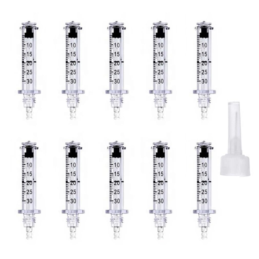 USA 10 Pcs 0.3ml / 0.5ml Empty Container Nozzle Adapter Non Invasive Disposable USA 10 Pcs 0.3ml / 0.5ml Empty Container Nozzle Adapter Non Invasive Disposable