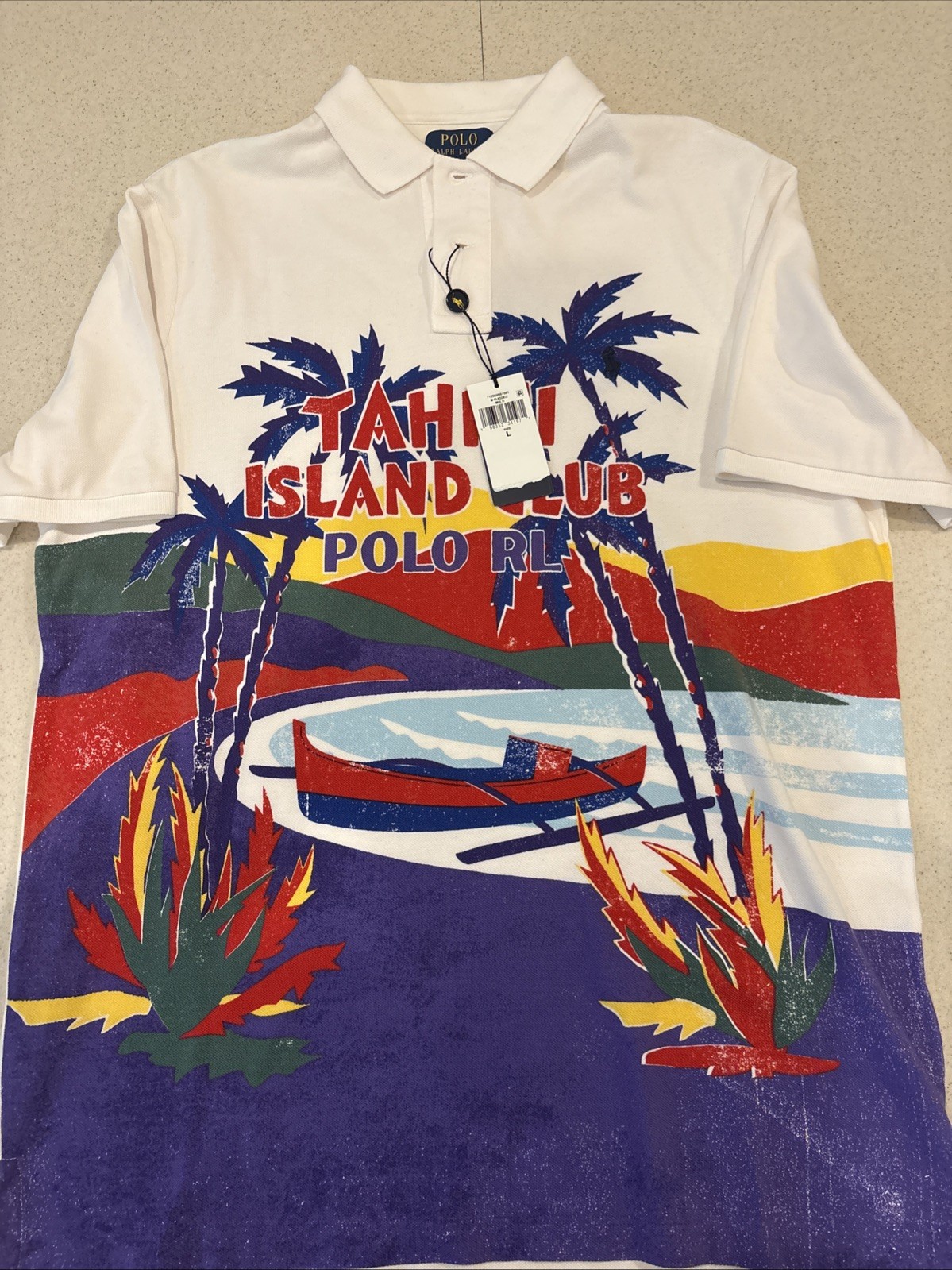 Ralph Lauren Polo Tahiti Island Club Size Large L New tags NWT Ralph Lauren Polo Tahiti Island Club Size Large L New tags NWT