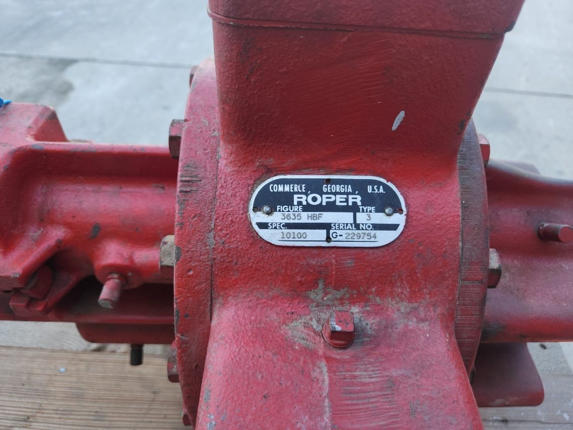 Roper Pump 3635 HBF Type 3 Rotary Gear Pump Spec 10100 Brand New Heavy Duty
