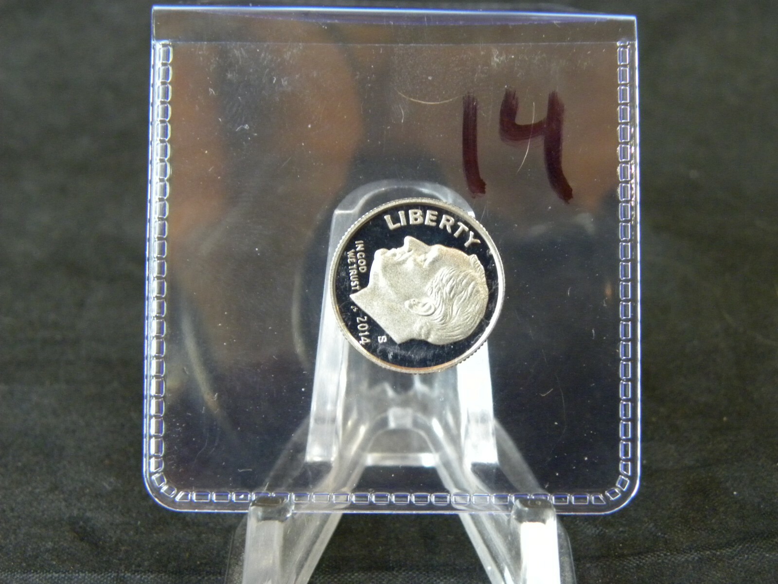 2014 S CLAD 10C Proof Roosevelt Dime - 