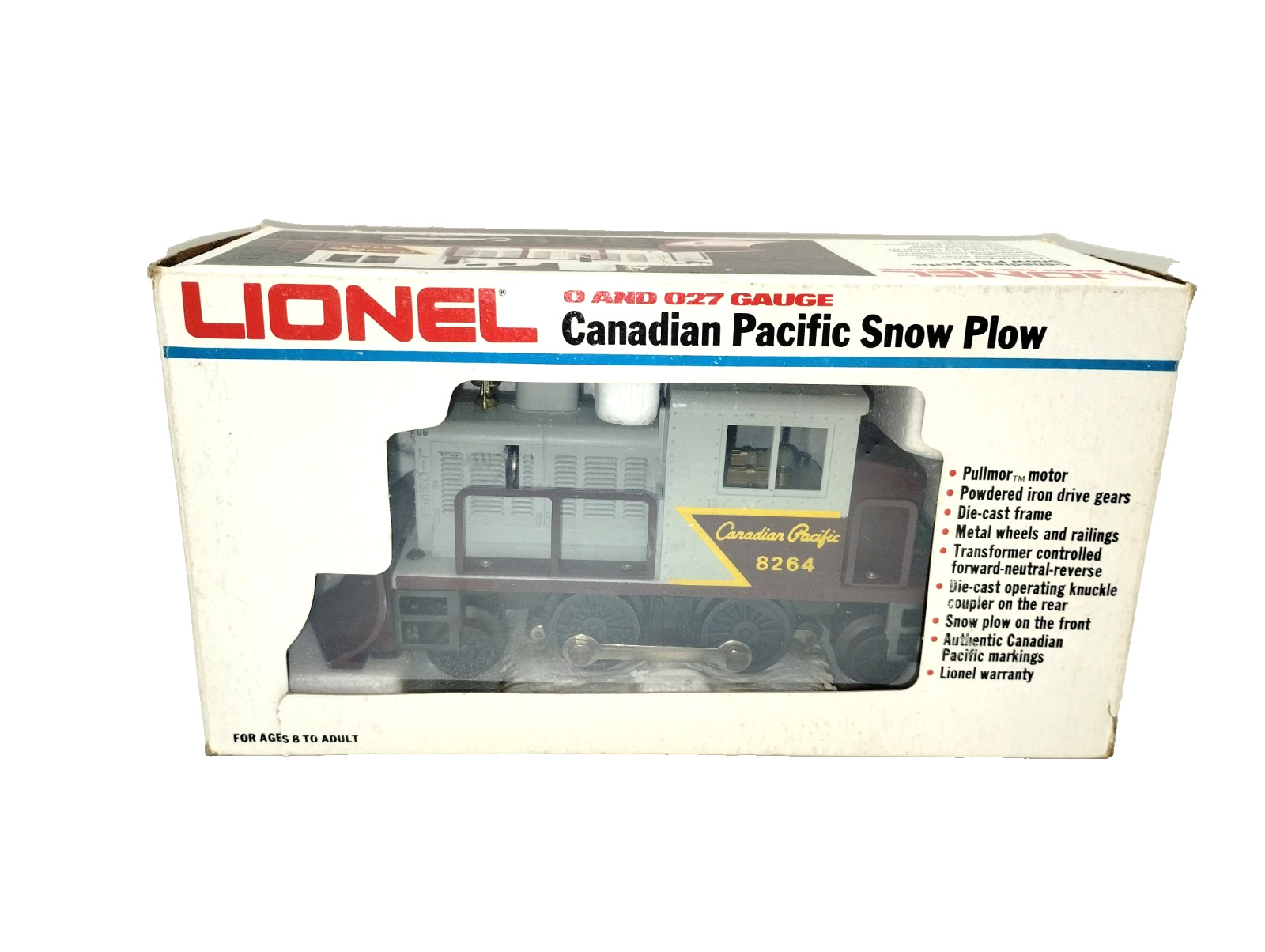 Lionel #6-8264 Canadian Pacific Snow Plow - O and 027 Gauge Lionel #6-8264 Canadian Pacific Snow Plow - O and 027 Gauge