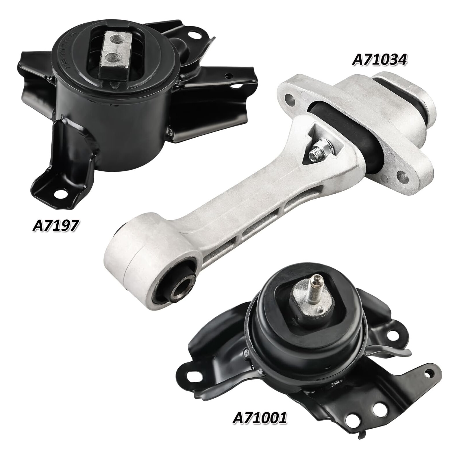 3pcs M655 Fits 2011-2015  Kia Optima 2.4L Auto Engine Motor & Trans Mount Set