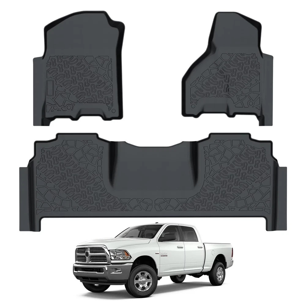 Car Floor Mats for Dodge Ram 2500 Mega Cab All-Weather Floors Carpet Mat (201... Car Floor Mats for Dodge Ram 2500 Mega Cab All-Weather Floors Carpet Mat (201...