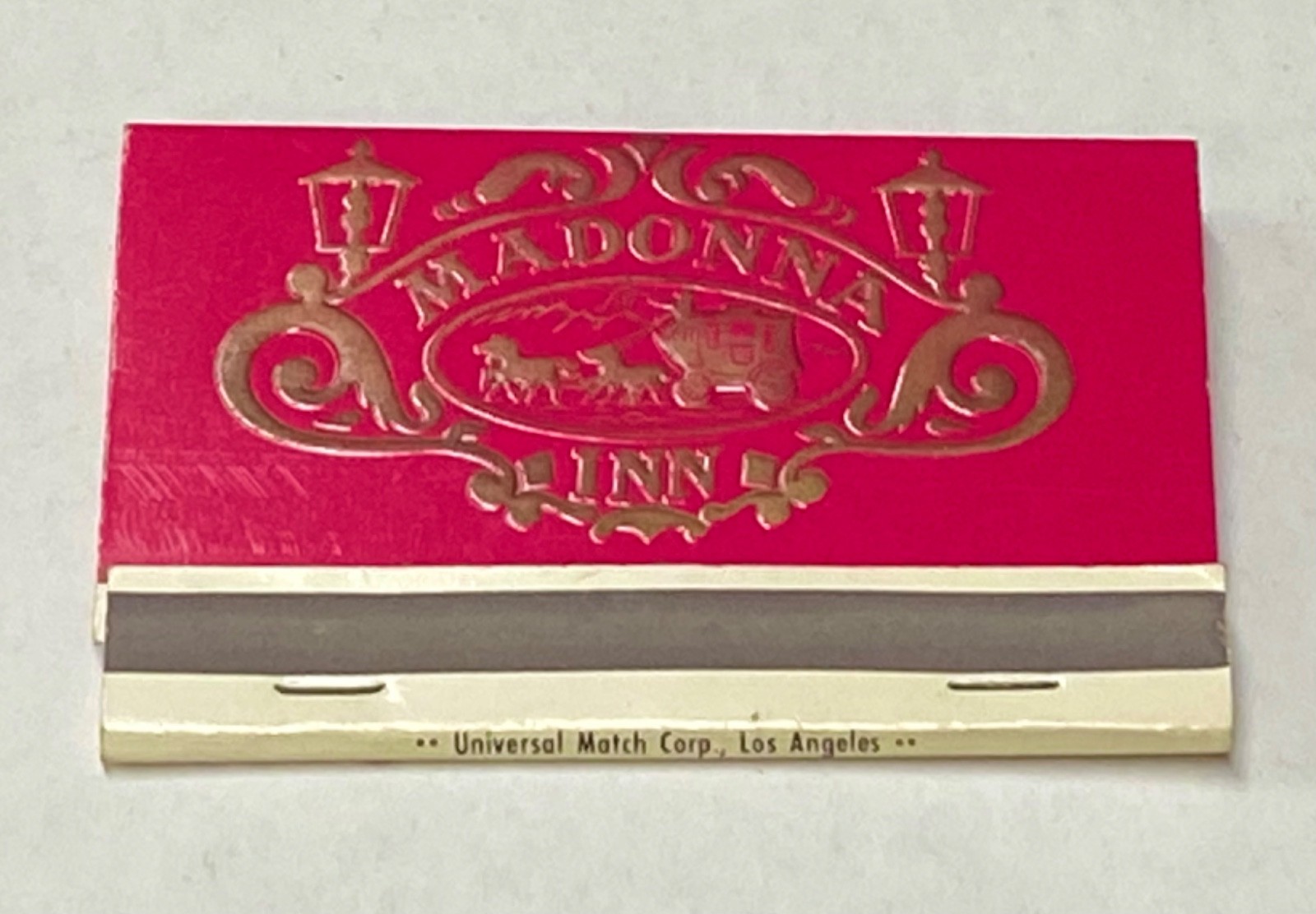 Vintage Matchbook Madonna Inn San Luis Obispo CA Full Unstruck Advertising Vintage Matchbook Madonna Inn San Luis Obispo CA Full Unstruck Advertising