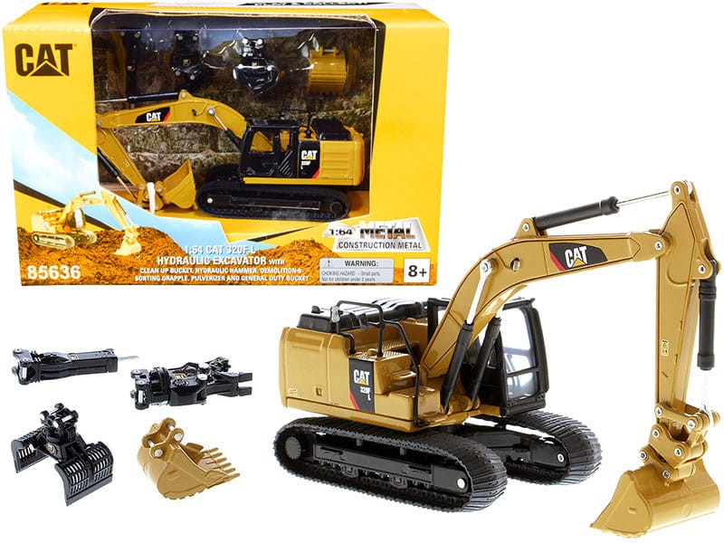 CAT Caterpillar 320F L Hydraulic Tracked Excavator with 5 Work Tools \ CAT Caterpillar 320F L Hydraulic Tracked Excavator with 5 Work Tools \
