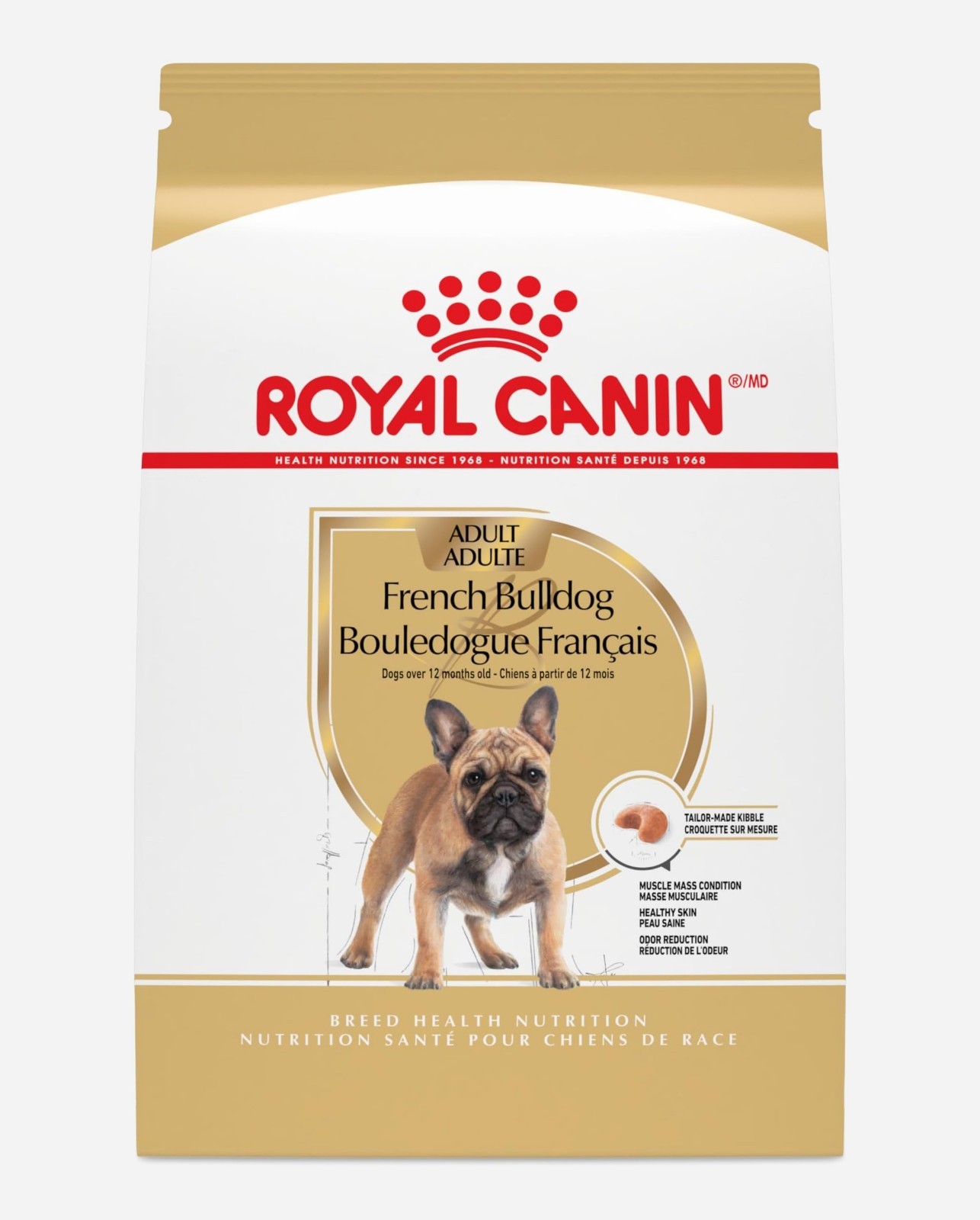 Premium French Bulldog Adult Dry Dog Food, 30 lb Bag - Nutrient-Rich Formula Premium French Bulldog Adult Dry Dog Food, 30 lb Bag - Nutrient-Rich Formula